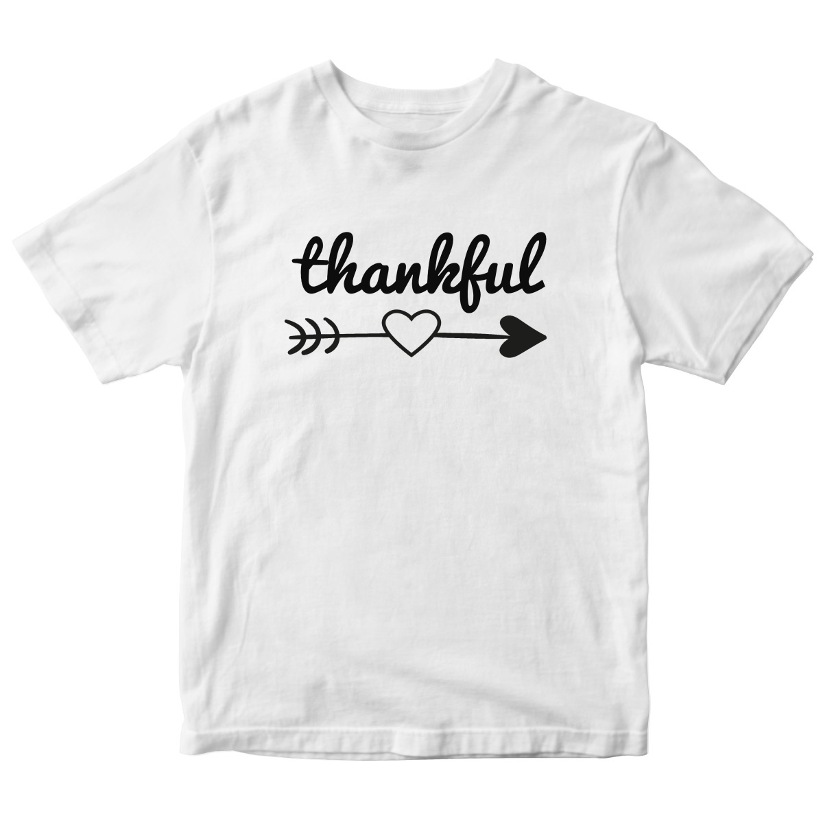 Grateful Heart Graphic T-Shirt In Black