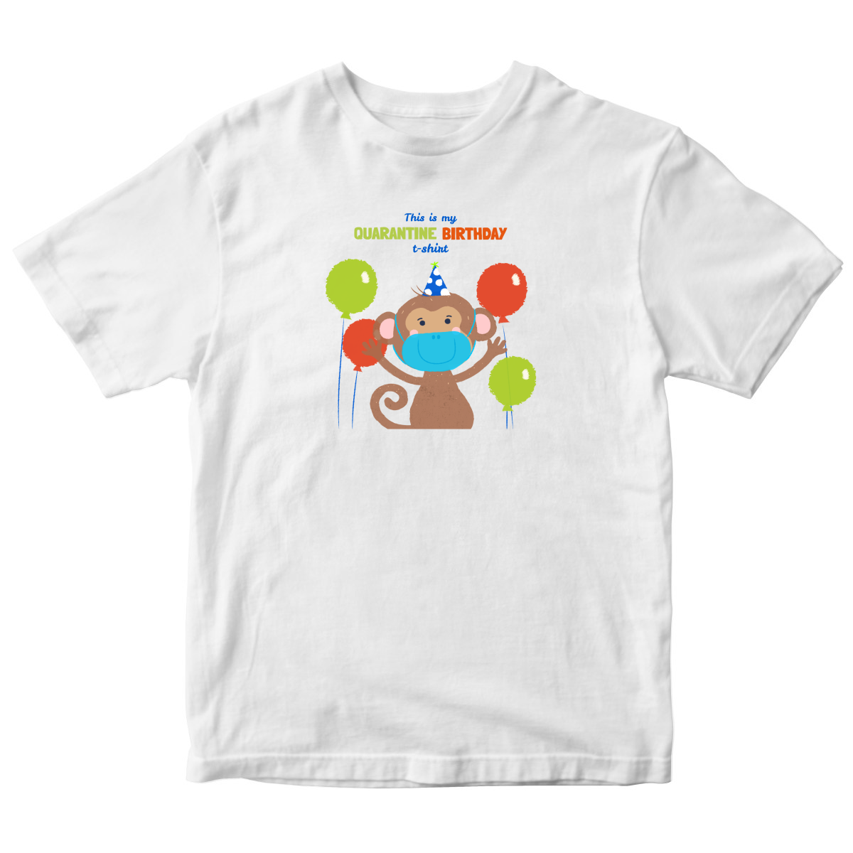 Kids Birthday T-Shirt - 2T / White / Short Sleeve