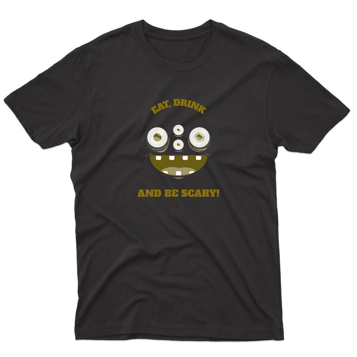 Eat, Drink and Be Scary! Men's T-shirt | Black