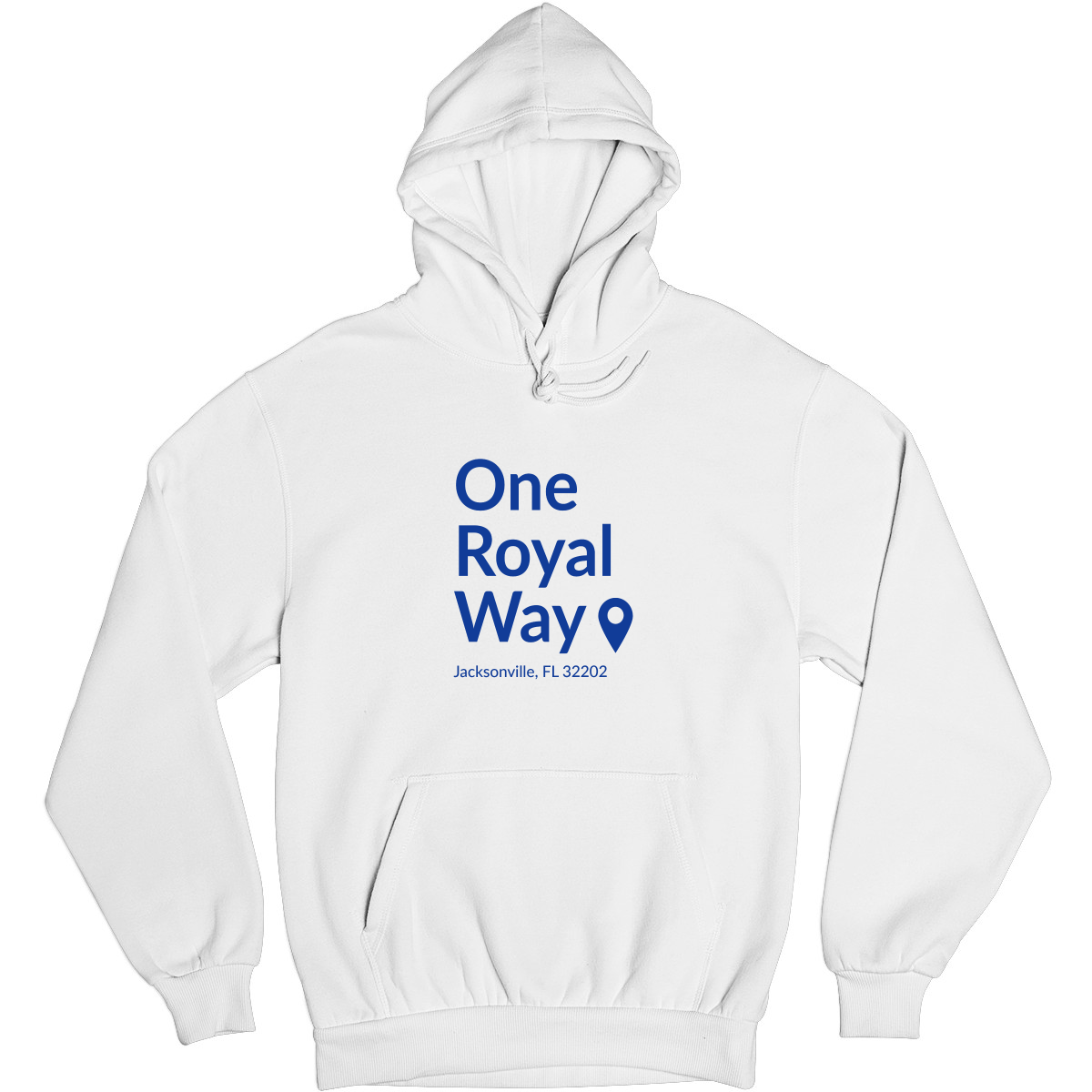 Kansas City Baseball Stadium Unisex Hoodie | White