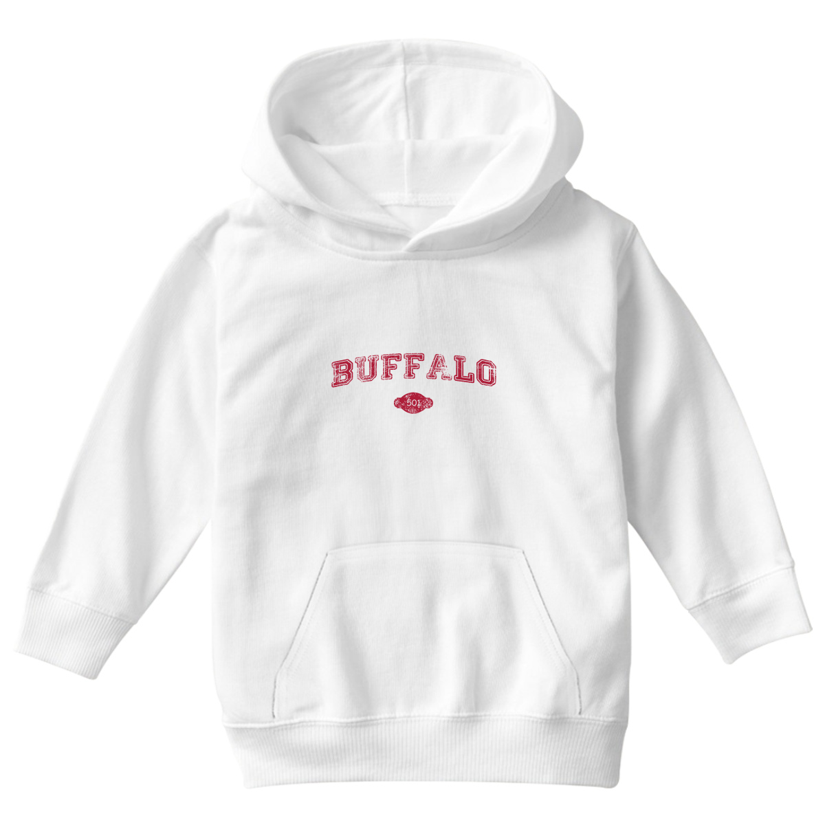 Buffalo 1801 Represent Kids Hoodie | White