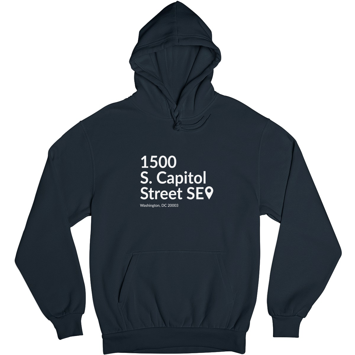 Washington D.C. Baseball Stadium Unisex Hoodie | Navy