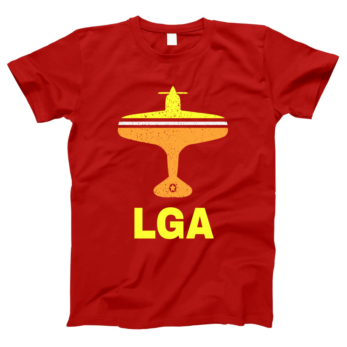 Fly New York LGA Airport Women's T-shirt | Red