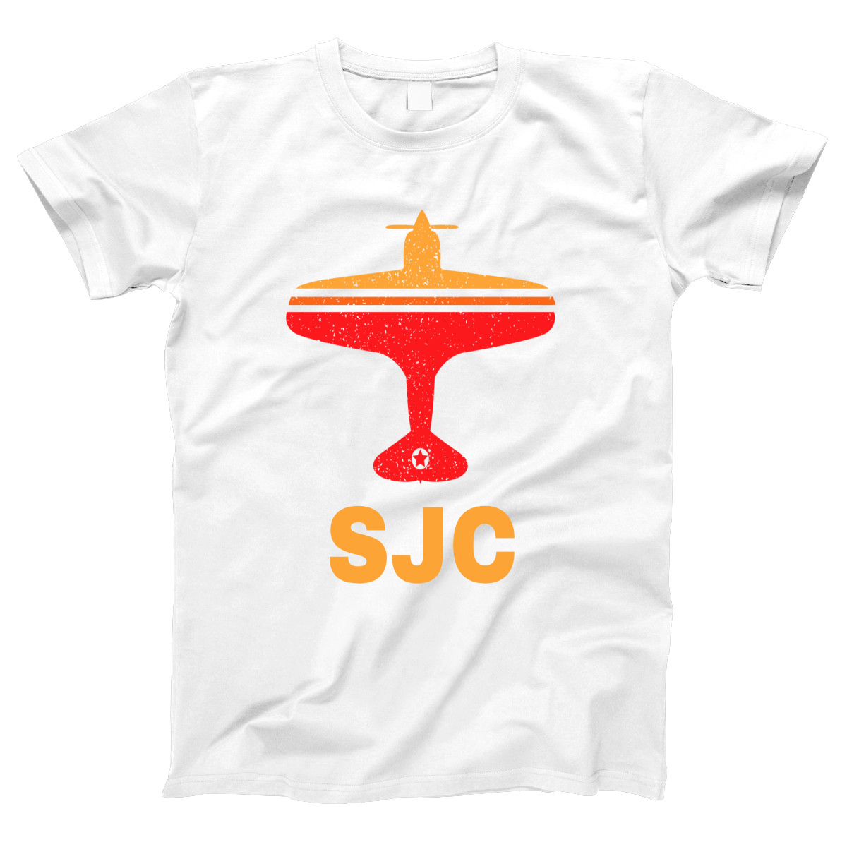 Fly San Jose SJC Airport Women's T-shirt | White