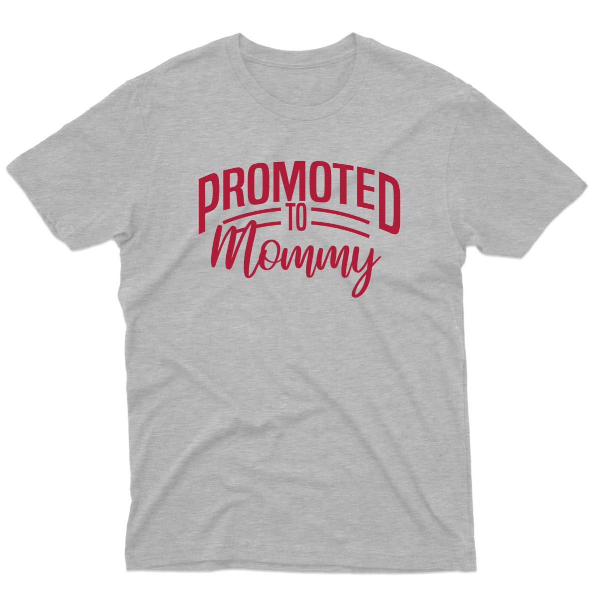 Promoted to Mommy Men's T-shirt | Gray