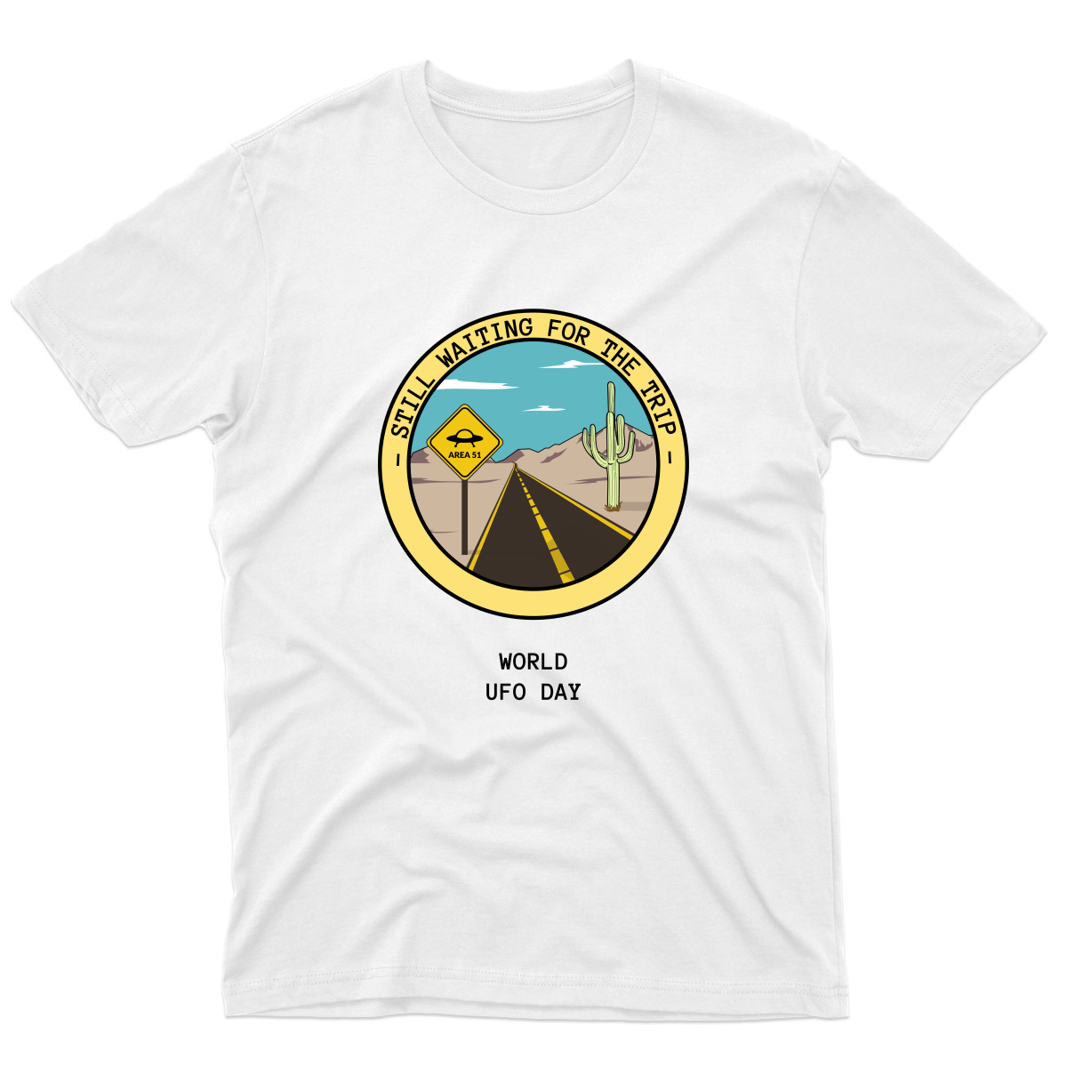 Still Waiting for The Trip Men's T-shirt | White