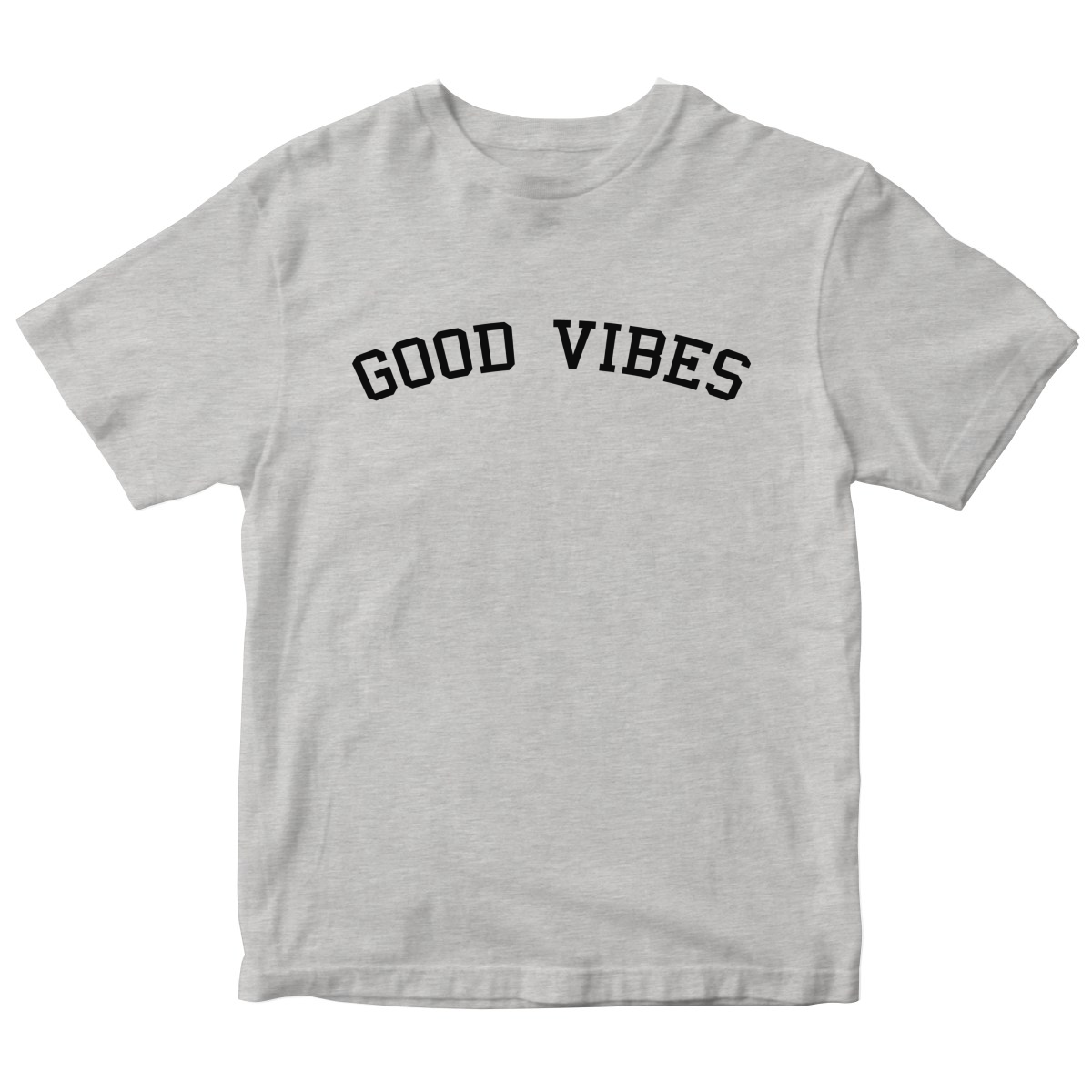 Good Vibes Kids T-shirt | Gray