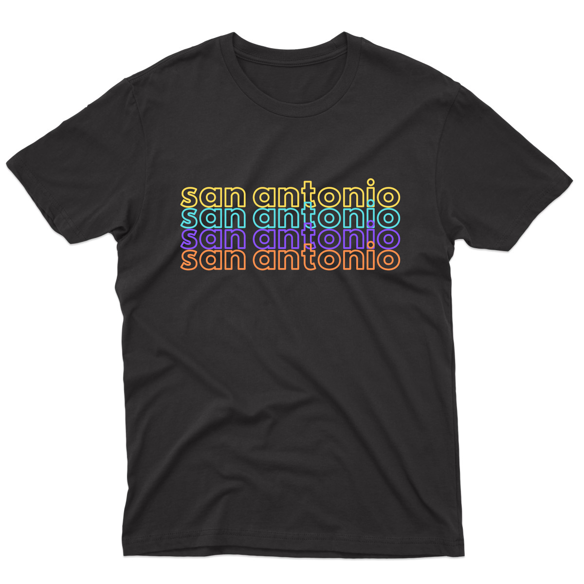 San Antonio Men's T-shirt | Black