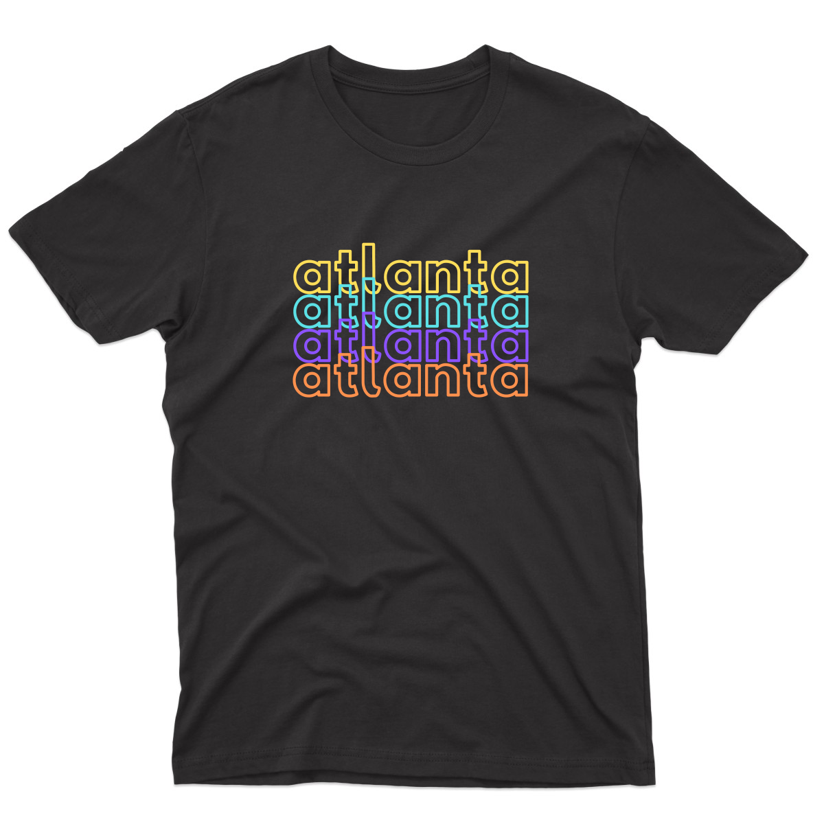 Atlanta Men's T-shirt | Black