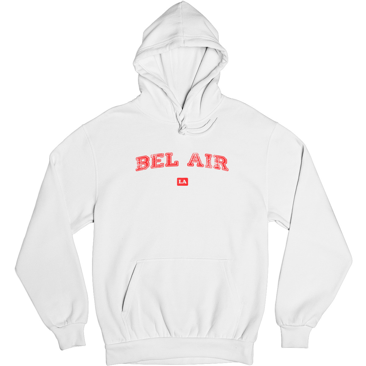 Bel Air LA Represent Unisex Hoodie | White