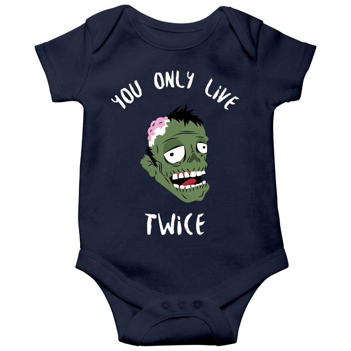 You Only Live Twice Baby Bodysuits | Navy