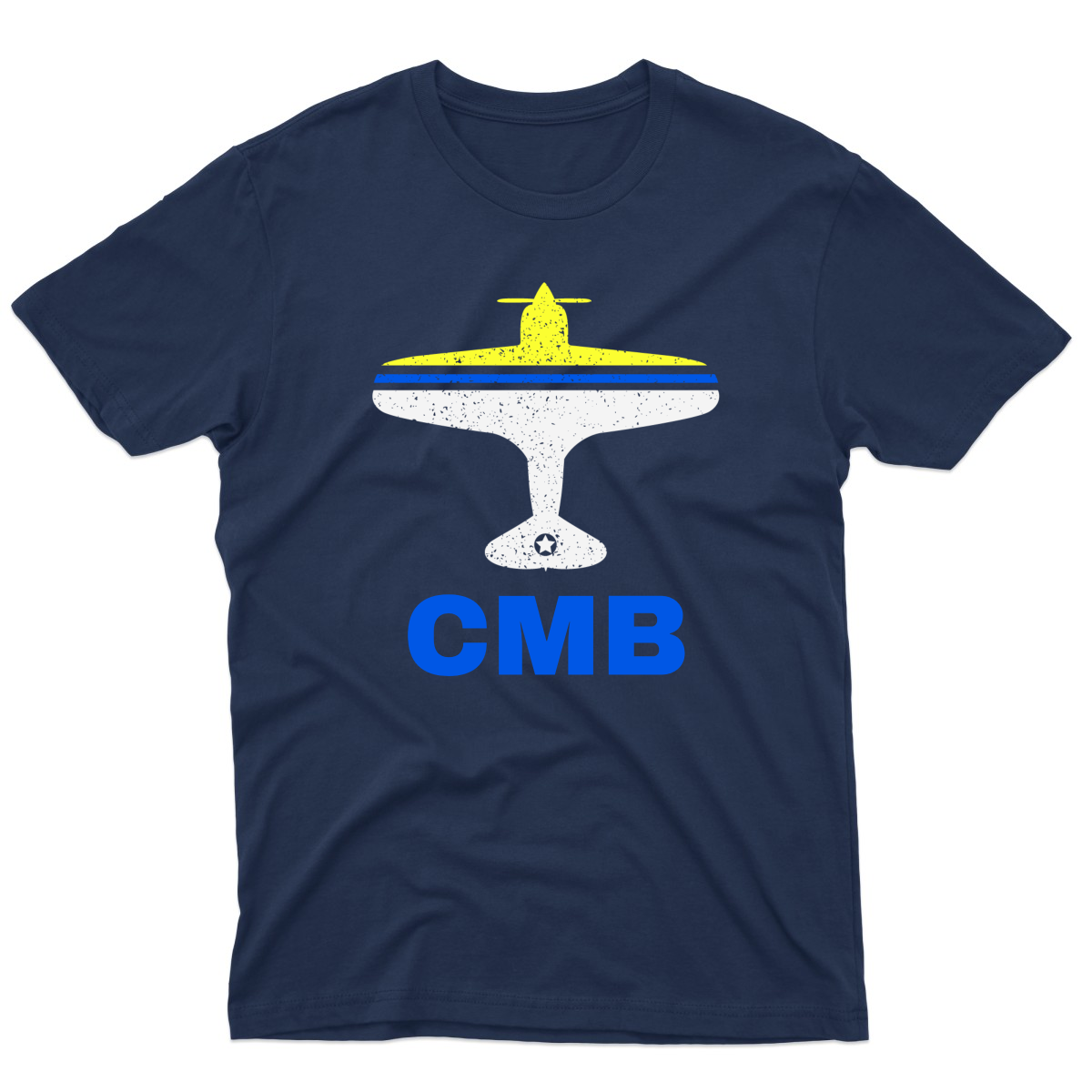 Fly Colombo CMB Airport Men's T-shirt | Navy