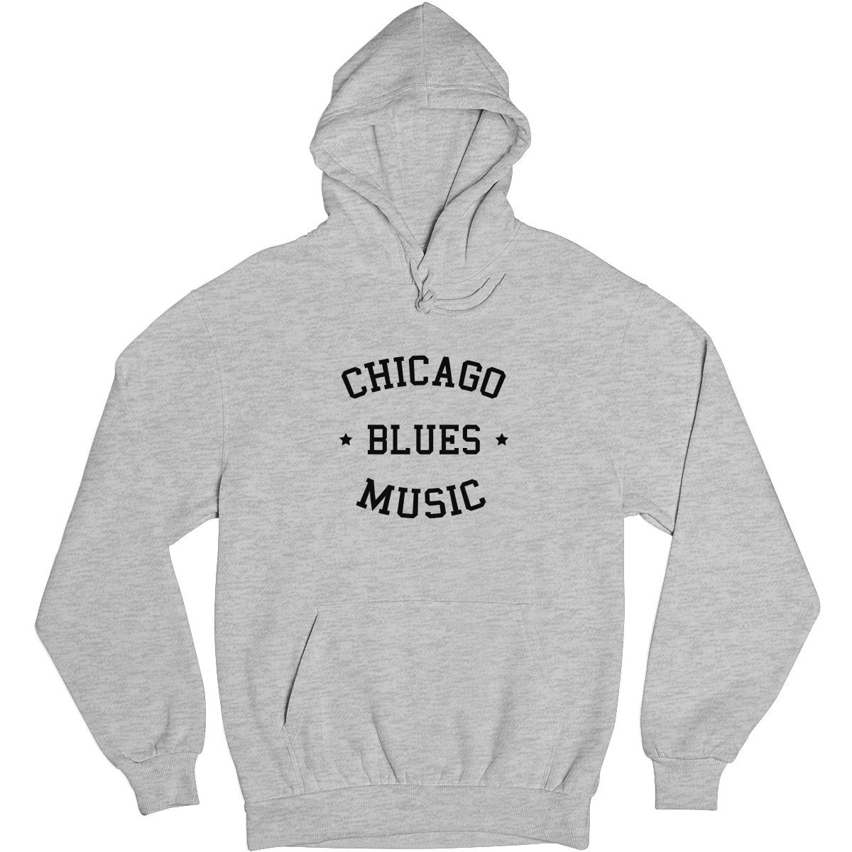 Chicago Blues Music Unisex Hoodie | Gray