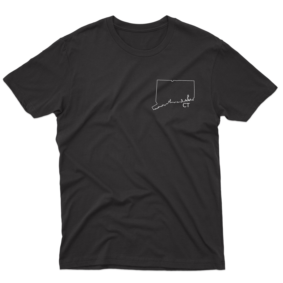 Connecticut Men's T-shirt | Black