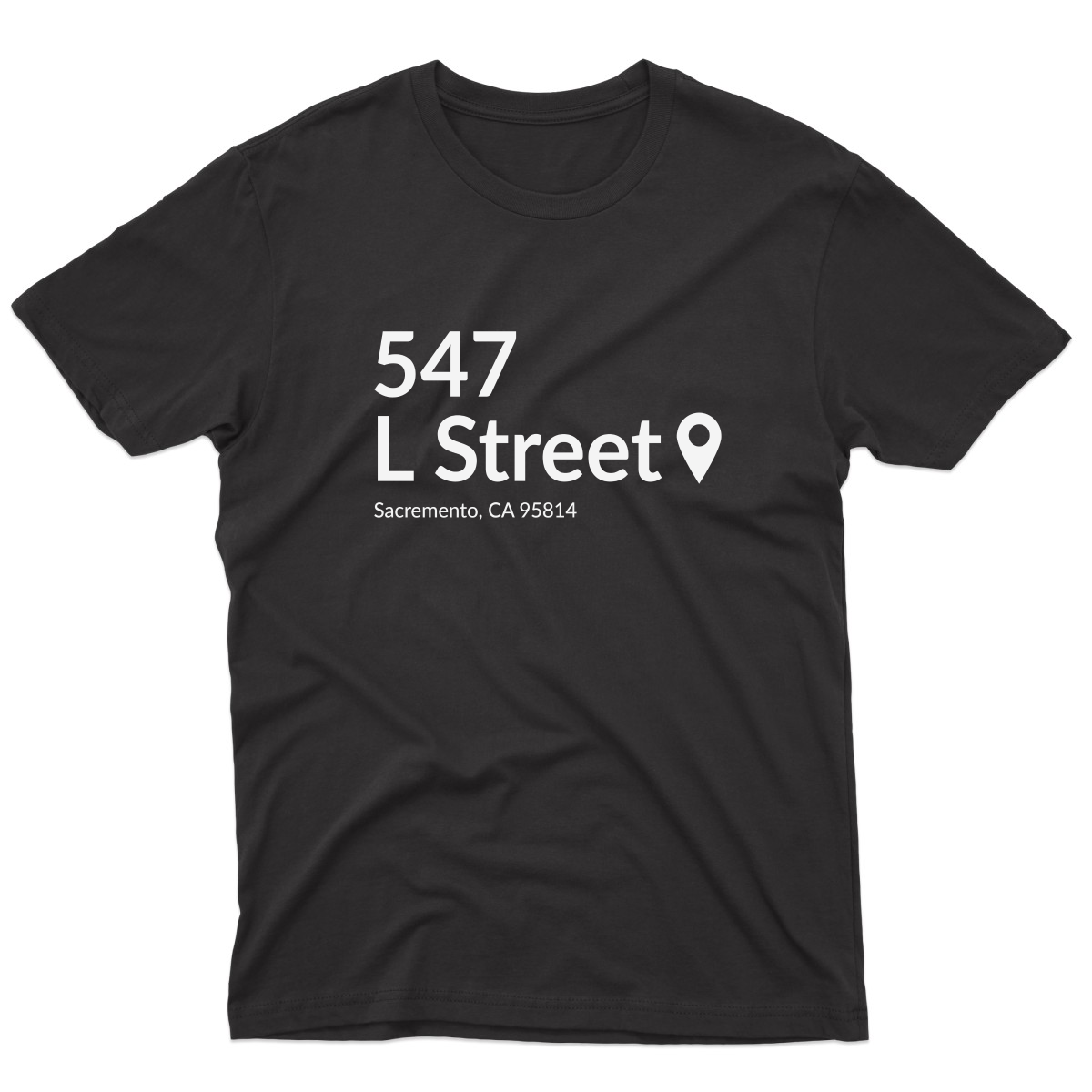 Sacramento Basketball Stadium Men's T-shirt | Black