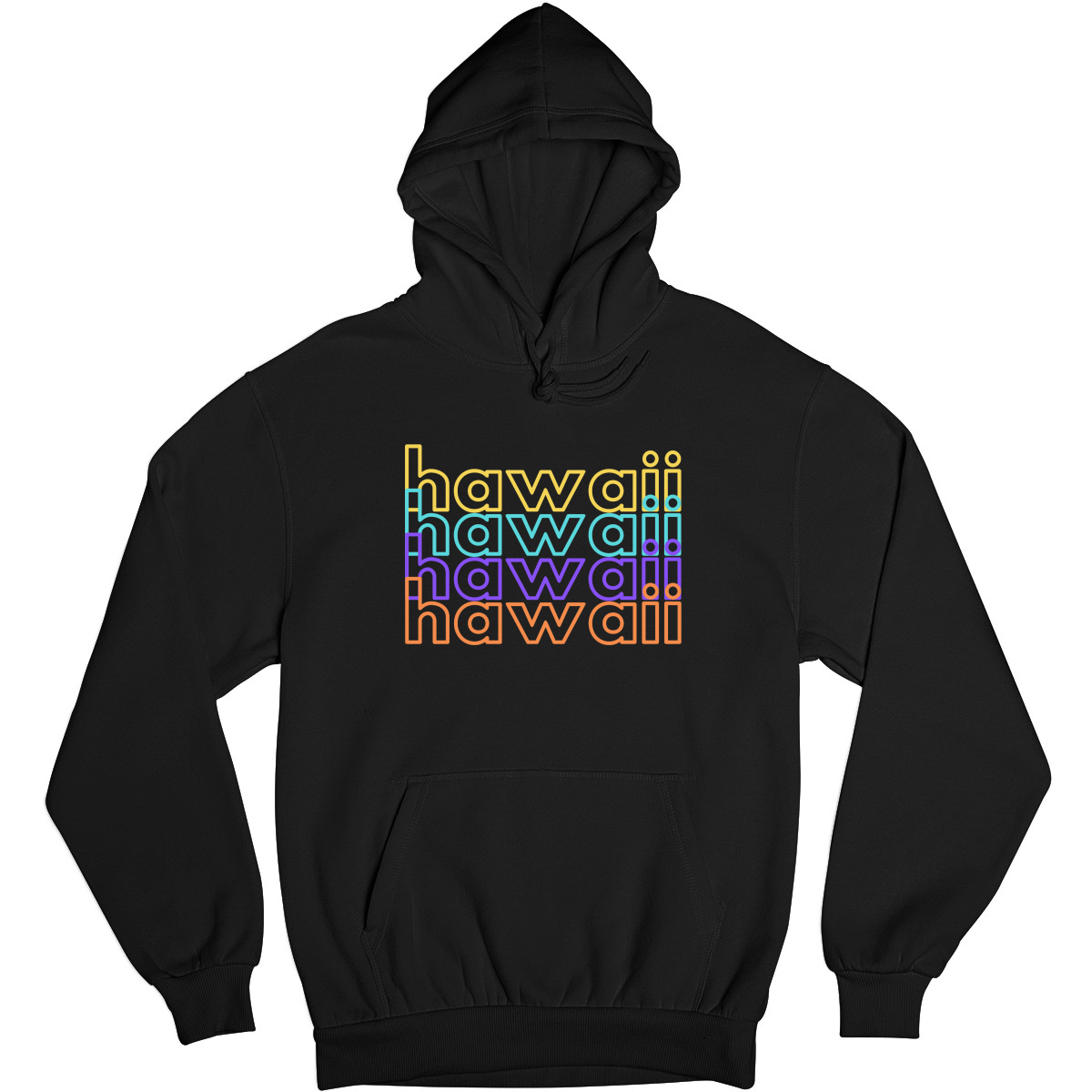 Hawaii Unisex Hoodie | Black