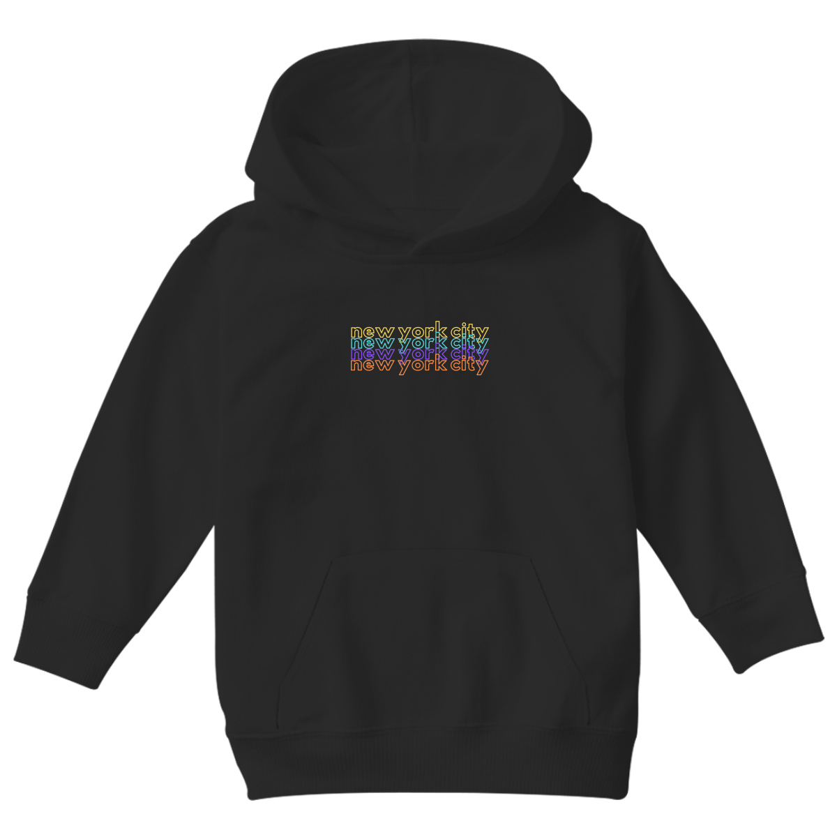 New York City Kids Hoodie | Black