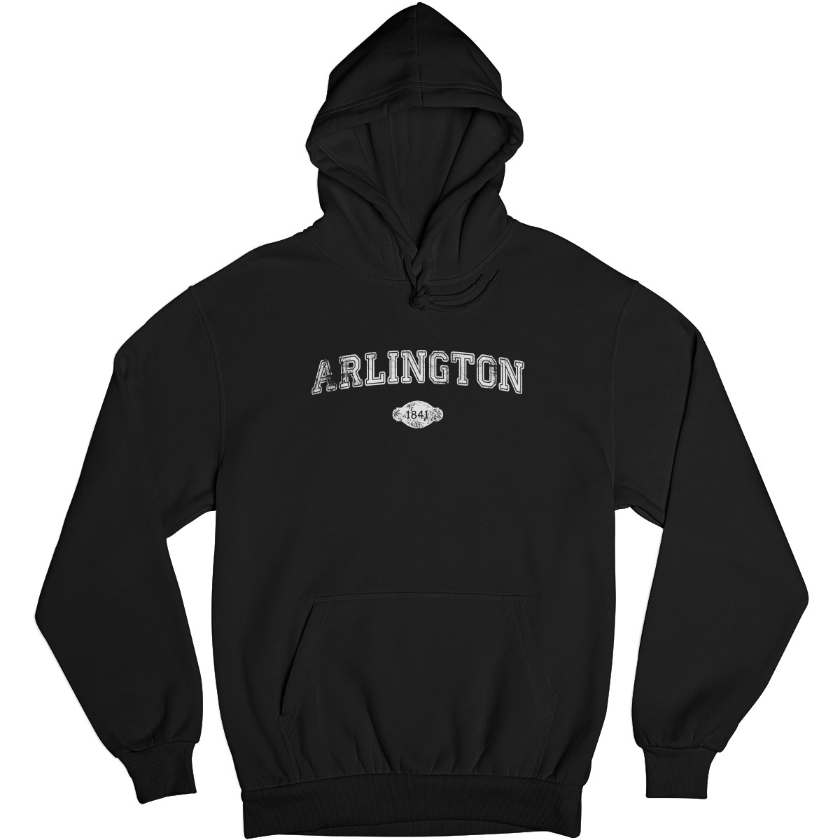 Arlington 1841 Represent Unisex Hoodie | Black