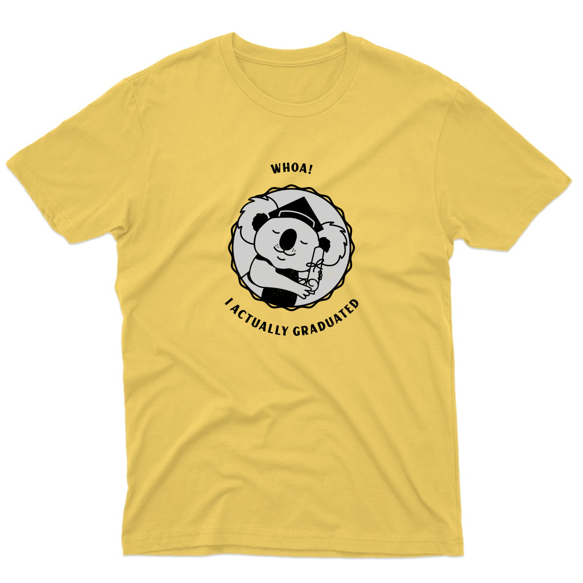 School-4 Men's T-shirt | Yellow