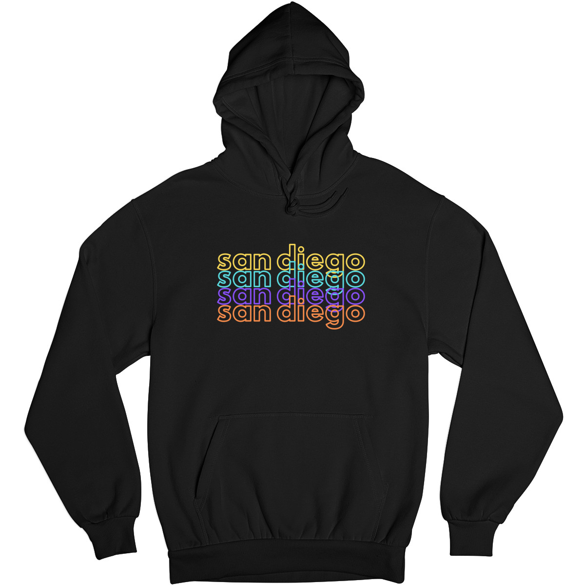 San Diego Unisex Hoodie | Black