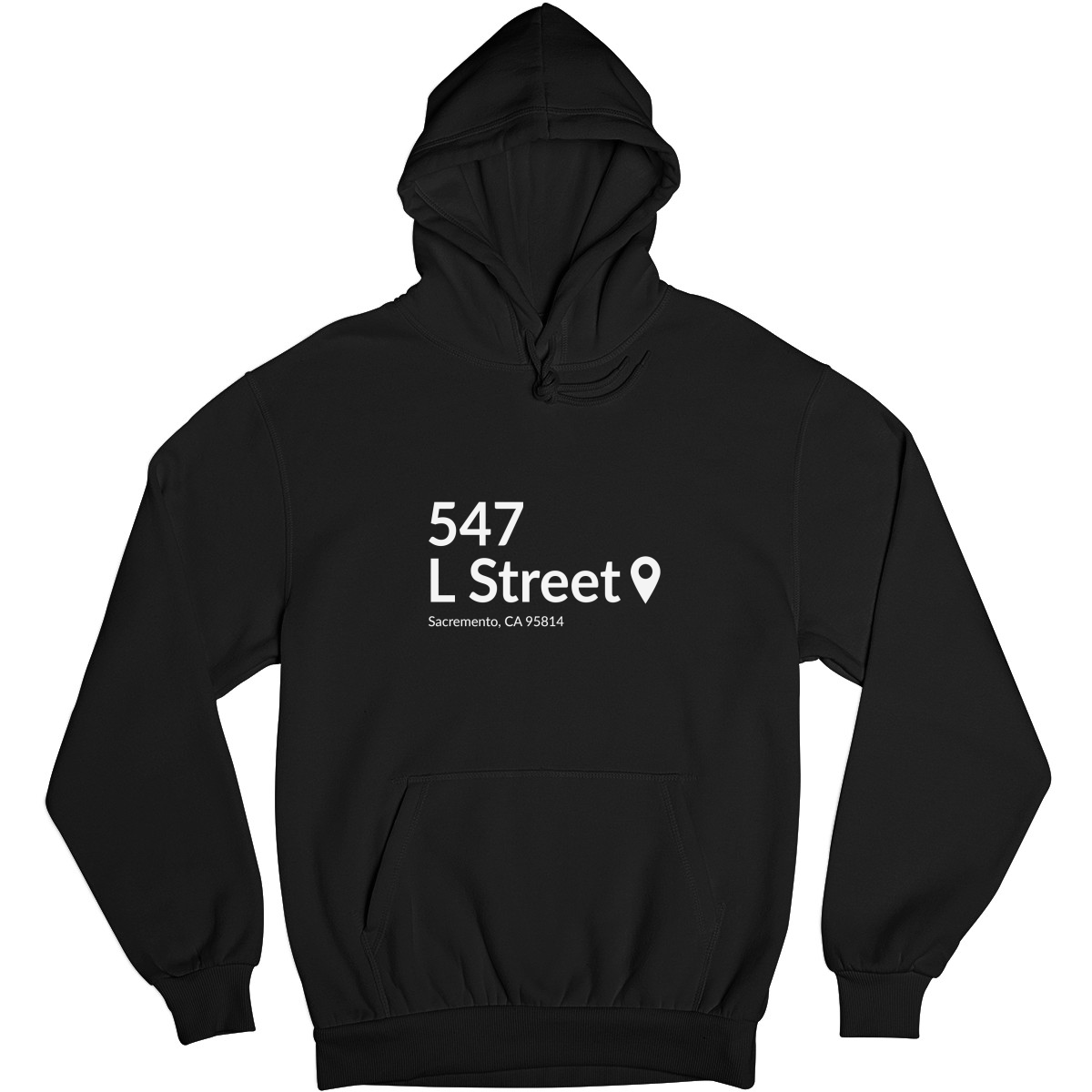 Sacramento Basketball Stadium Unisex Hoodie | Black