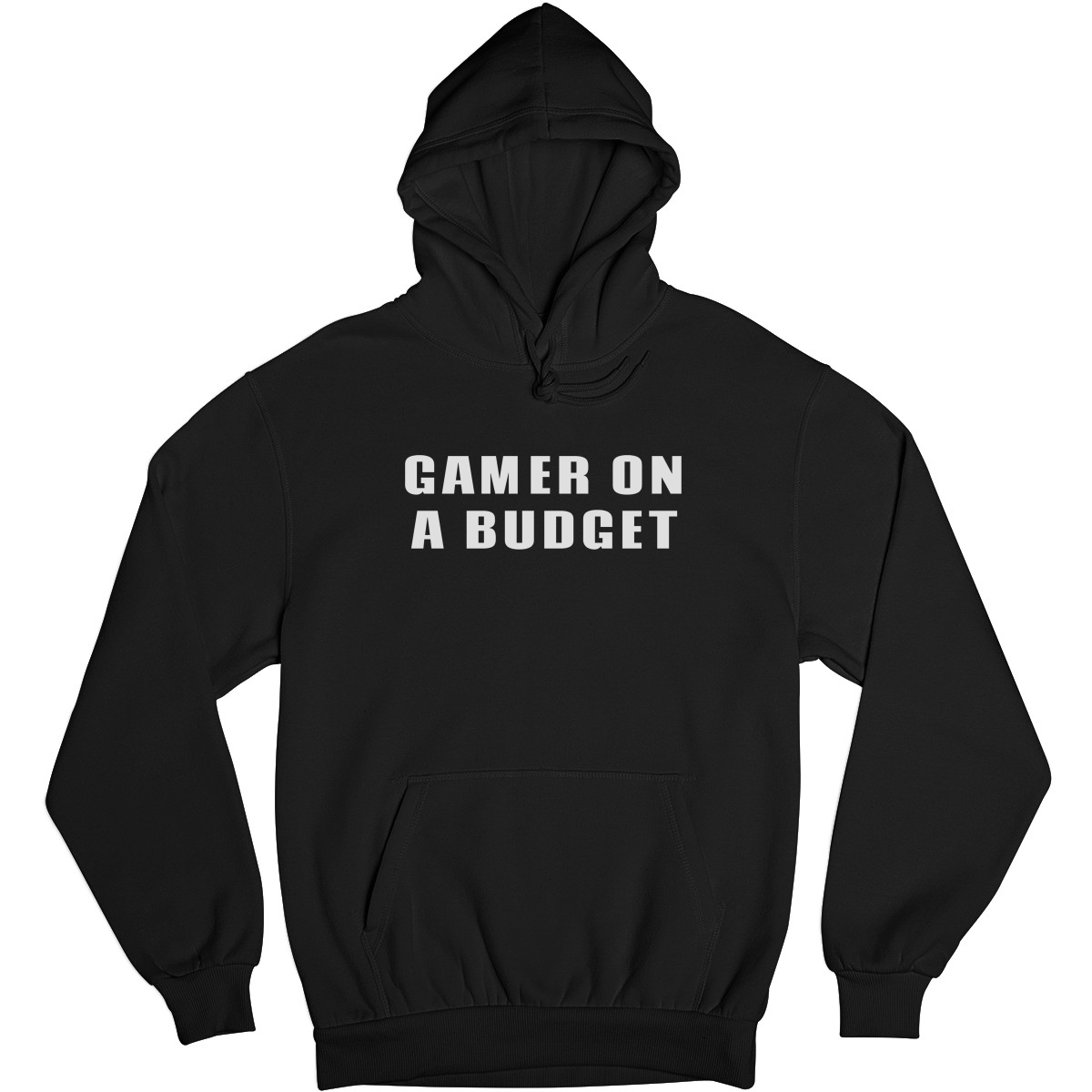 Gamer On A Budget Unisex Hoodie | Black