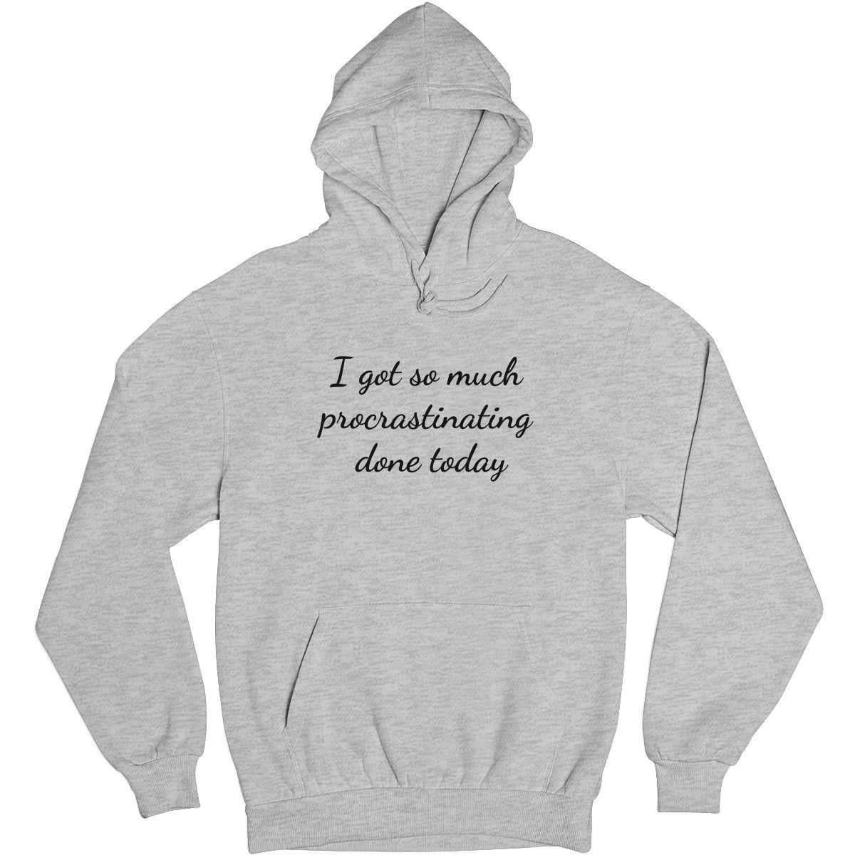 Procrastinator Unisex Hoodie | Gray