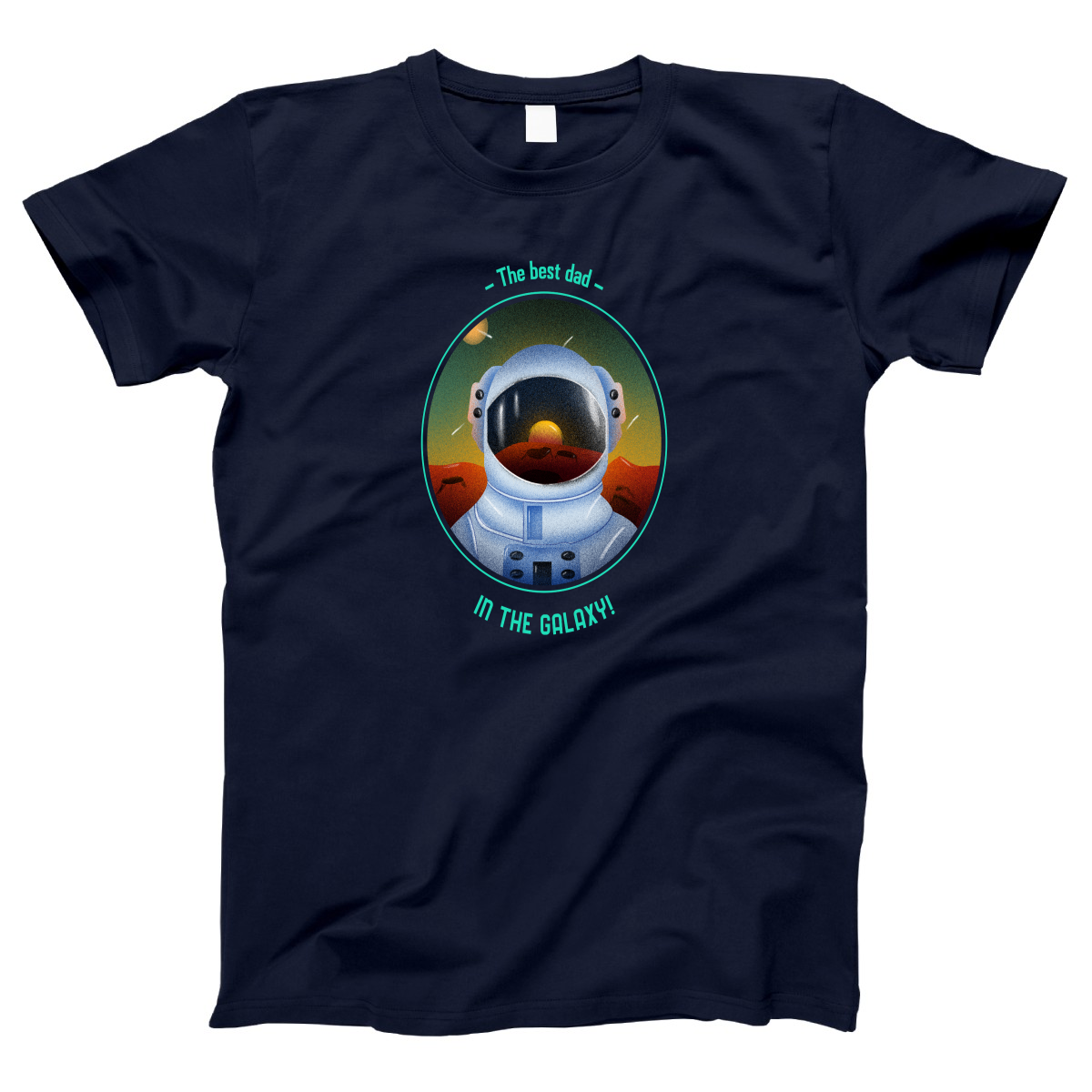 The Best Dad in the Galaxy Women's T-shirt | Navy