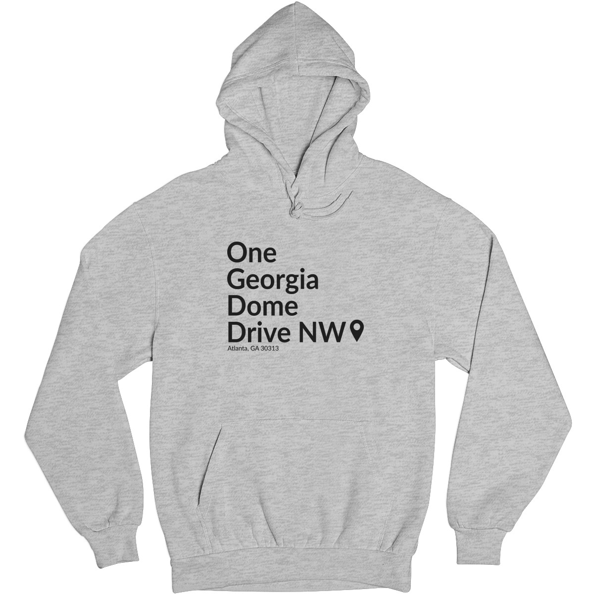 Atlanta Football Stadium Unisex Hoodie | Gray