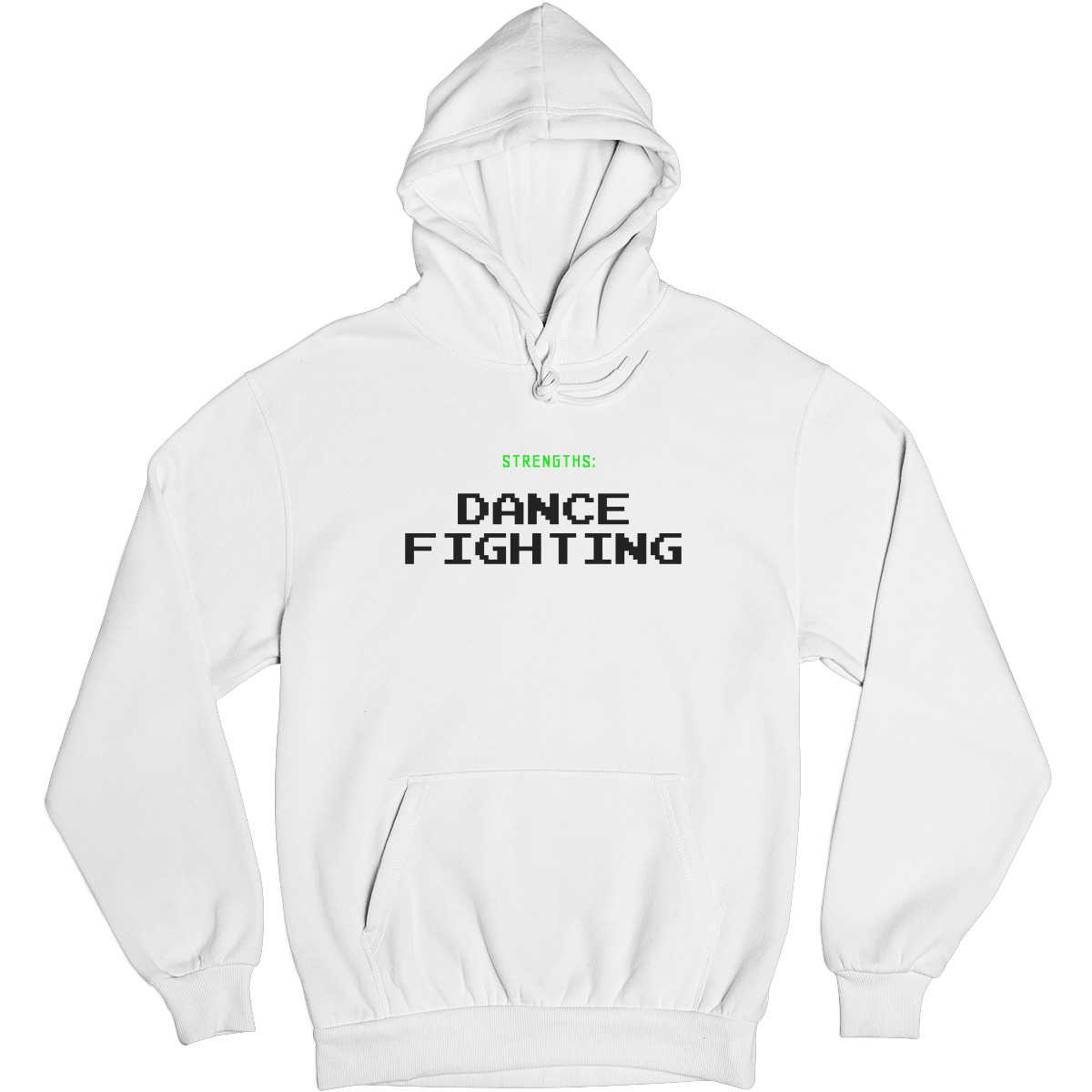 Strengths Dance Fighting  Unisex Hoodie | White