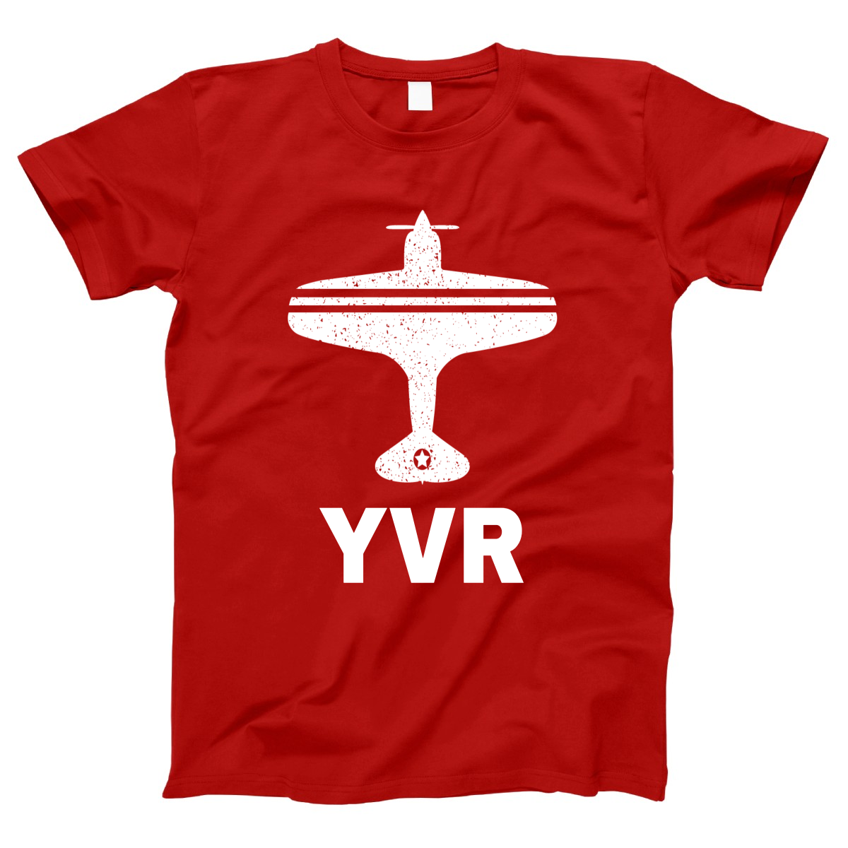 Fly Vancouver YVR Airport Women's T-shirt | Red