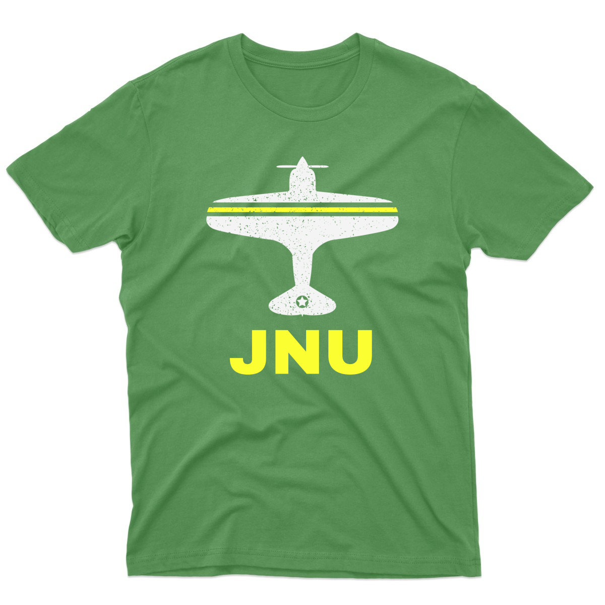 Fly Juneau JNU Airport Men's T-shirt | Green