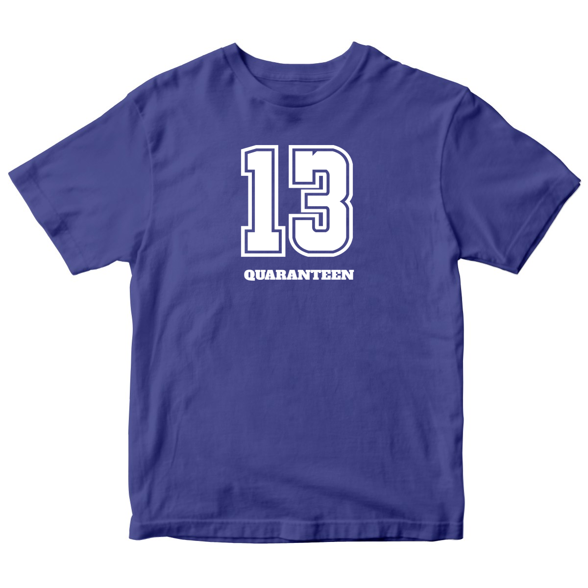13 QUARANTEEN Kids T-shirt | Blue