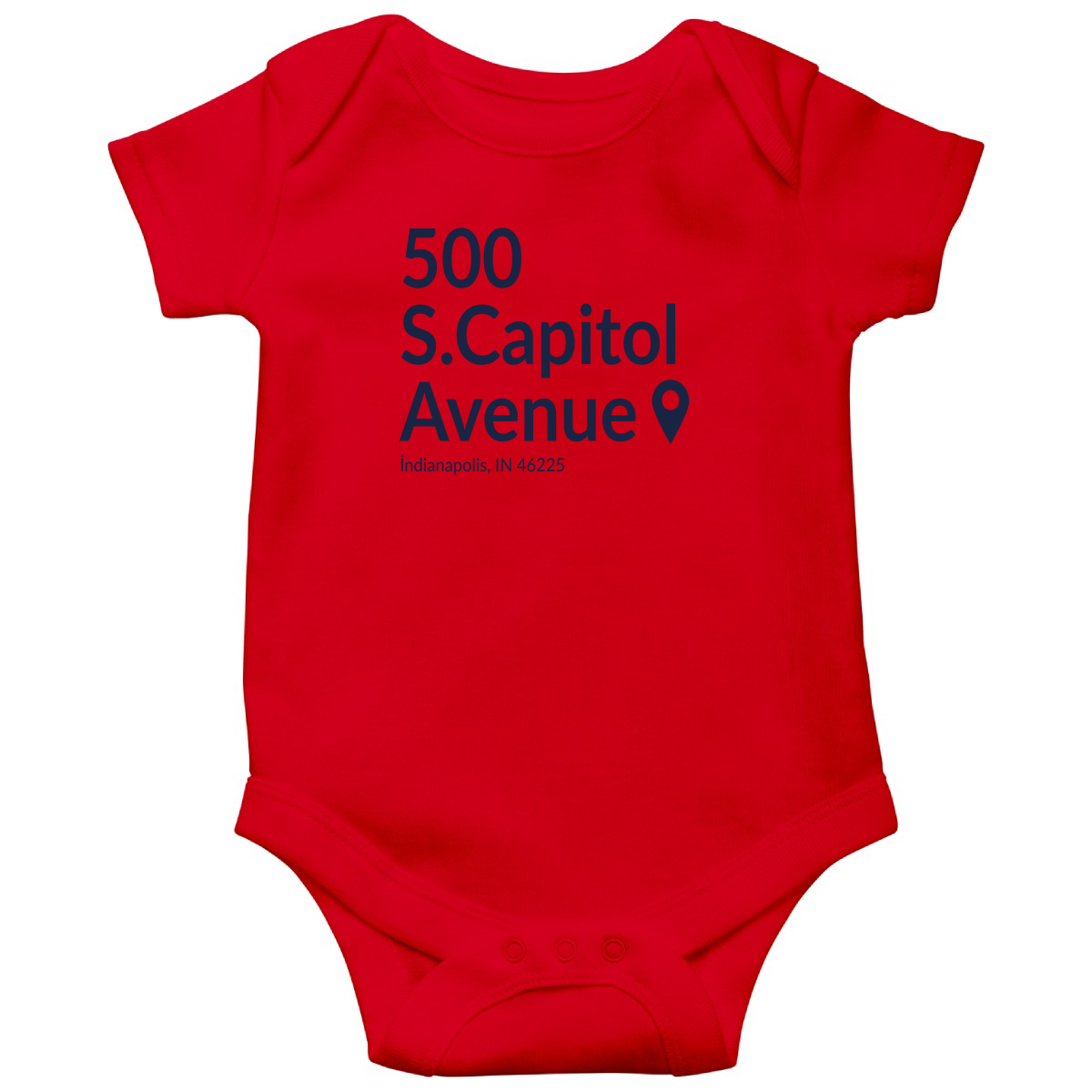 Indianapolis Football Stadium Baby Bodysuits