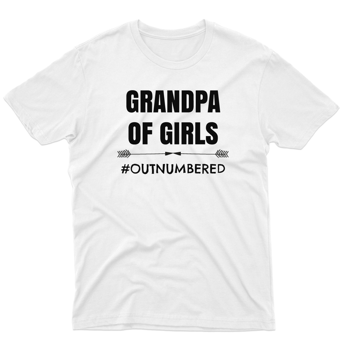 Grandpa of Girls Men's T-shirt | White