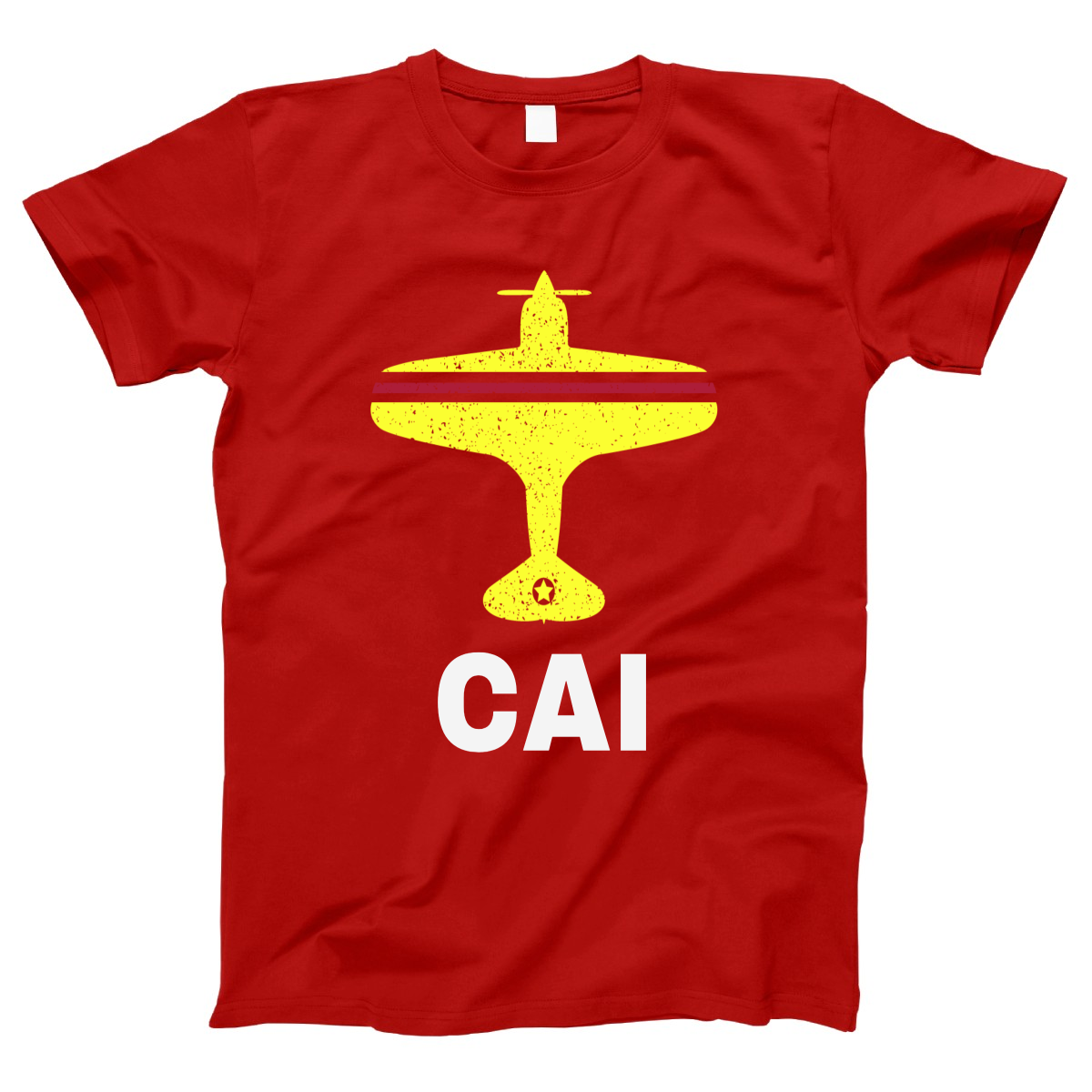 Fly Cairo CAI Airport Women's T-shirt | Red