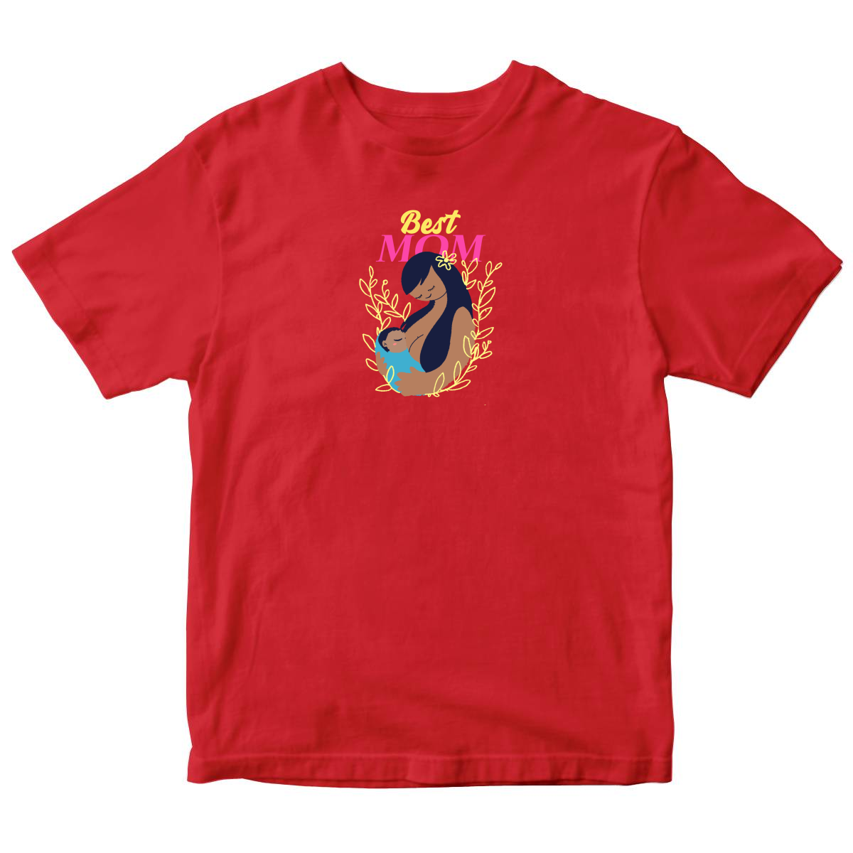 Best Mom Toddler T-shirt | Red