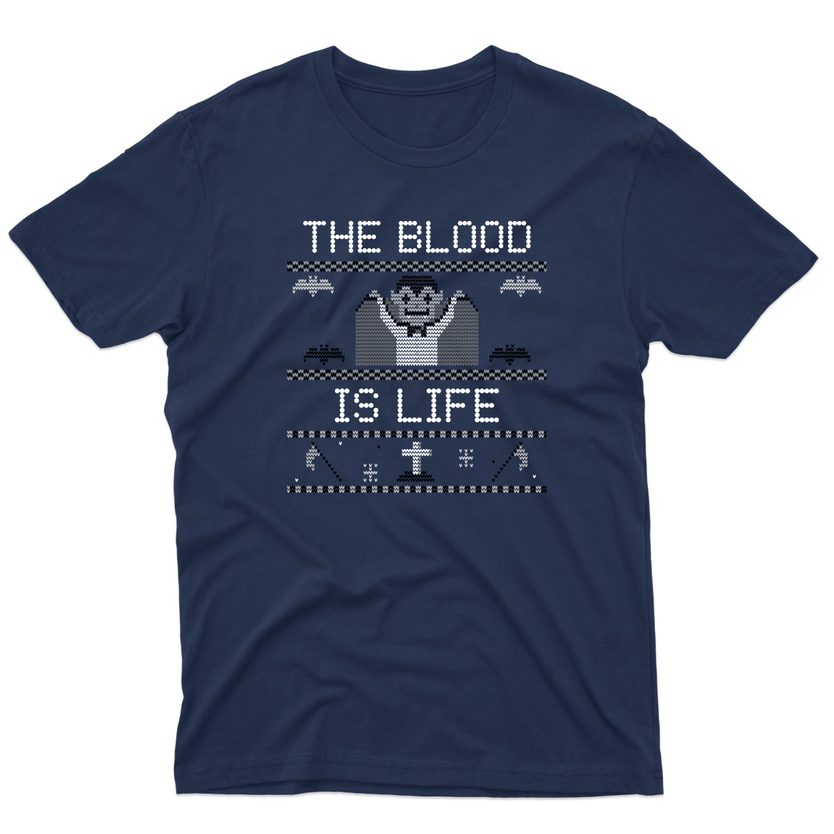 The Blood Is Life Men's T-shirt | Navy