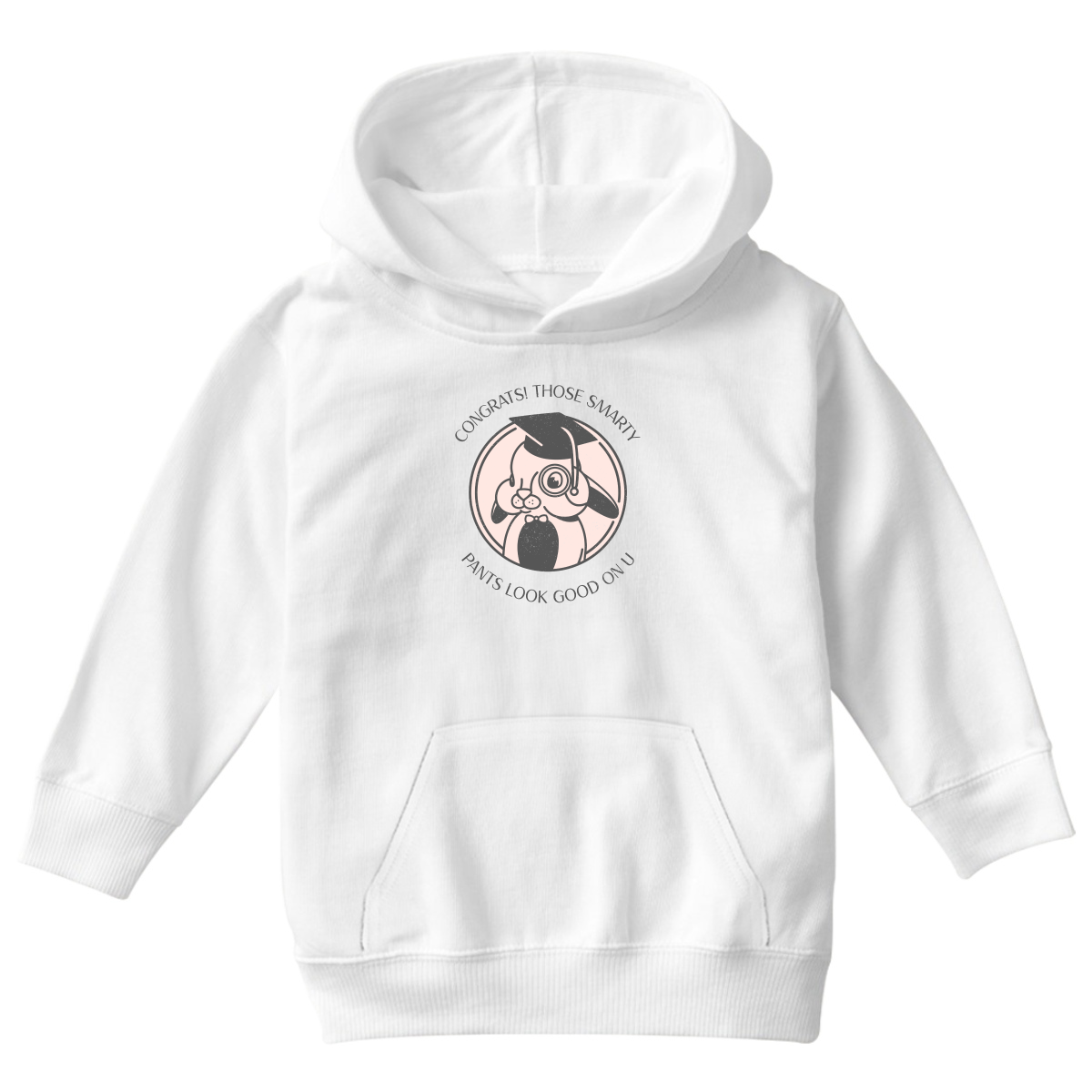 Congrats!  Kids Hoodie | White