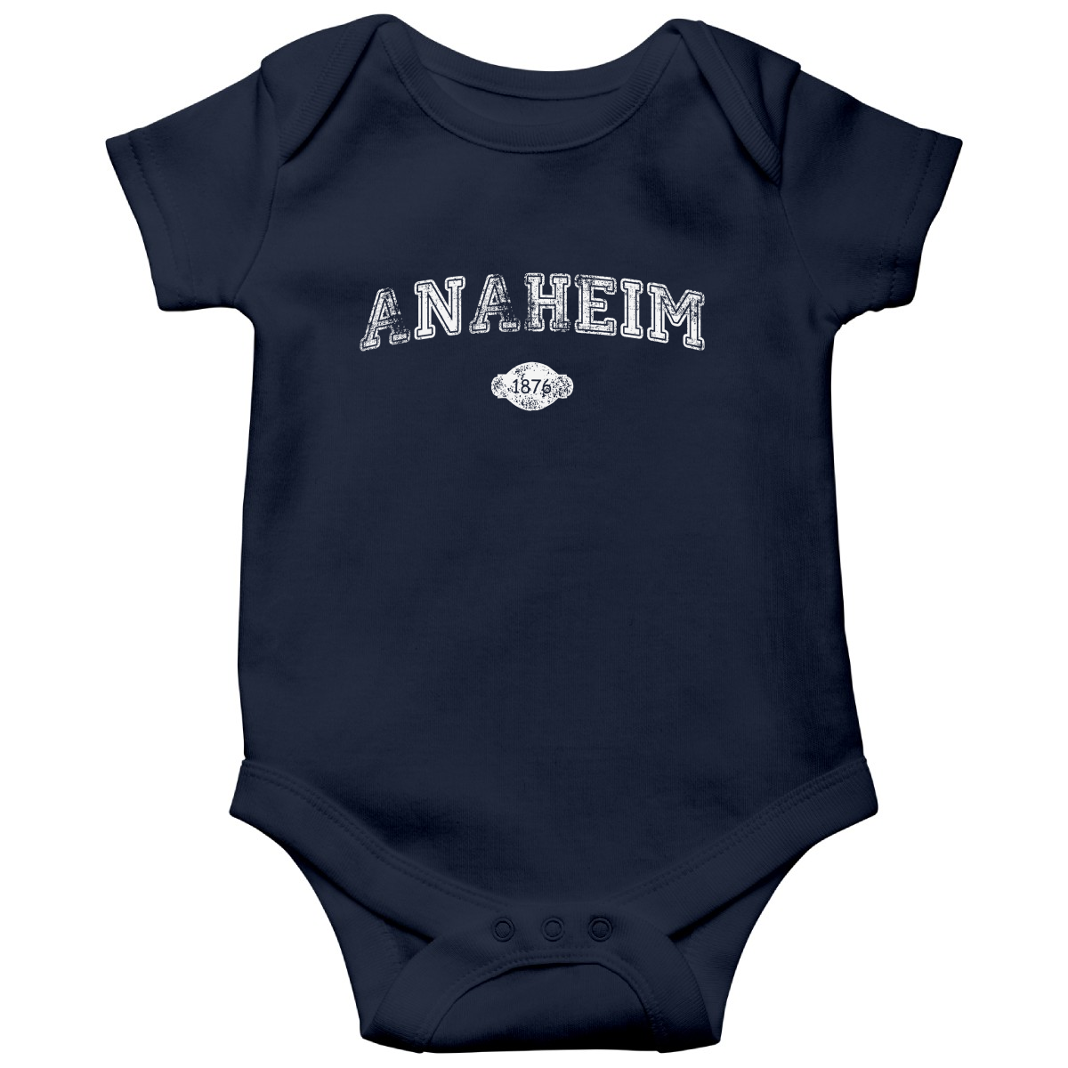 Anaheim 1876 Baby Bodysuits | Navy