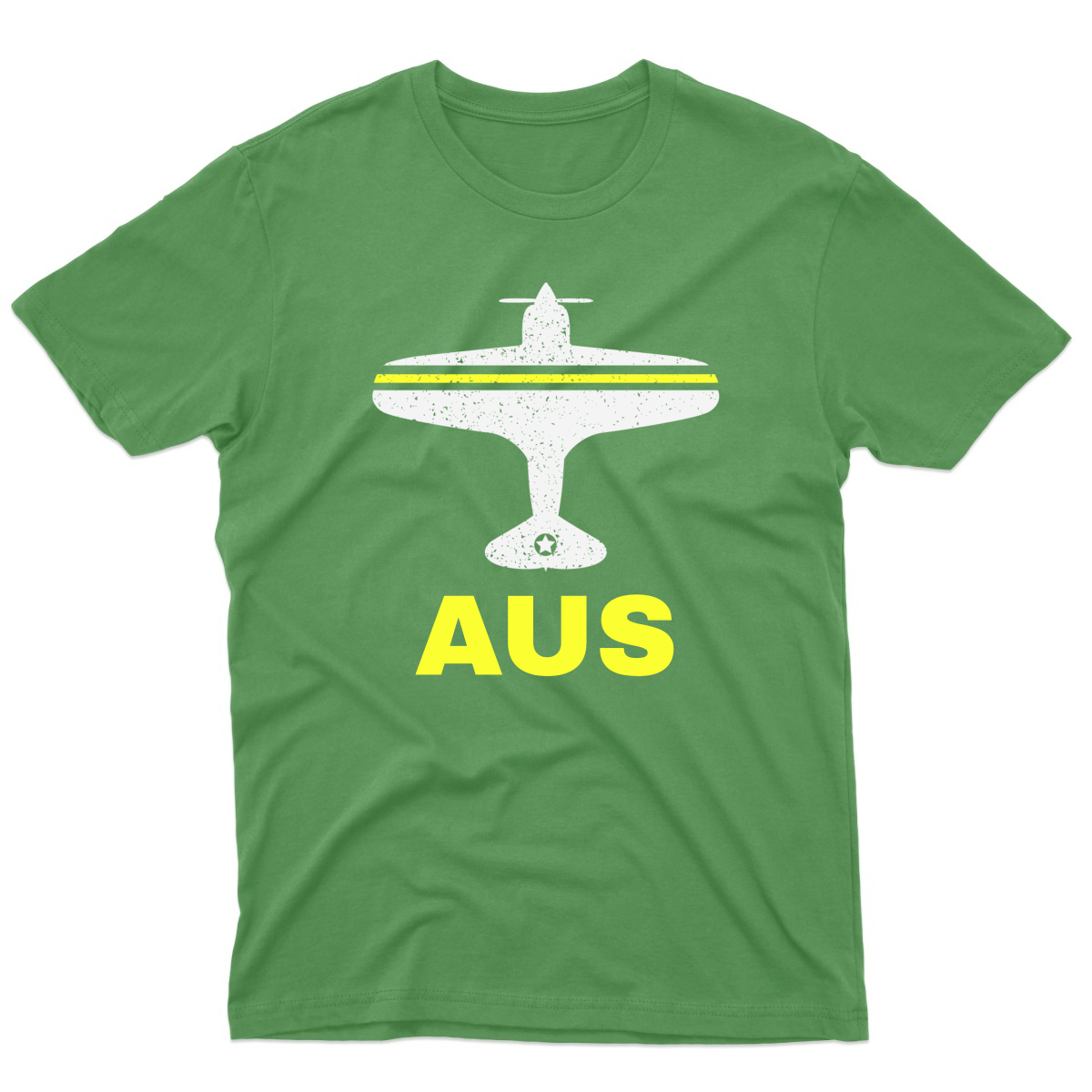 Fly Austin AUS Airport Men's T-shirt | Green