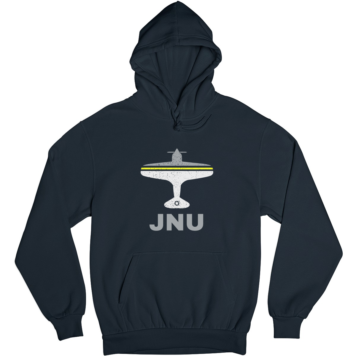 Fly Juneau JNU Airport Unisex Hoodie | Navy