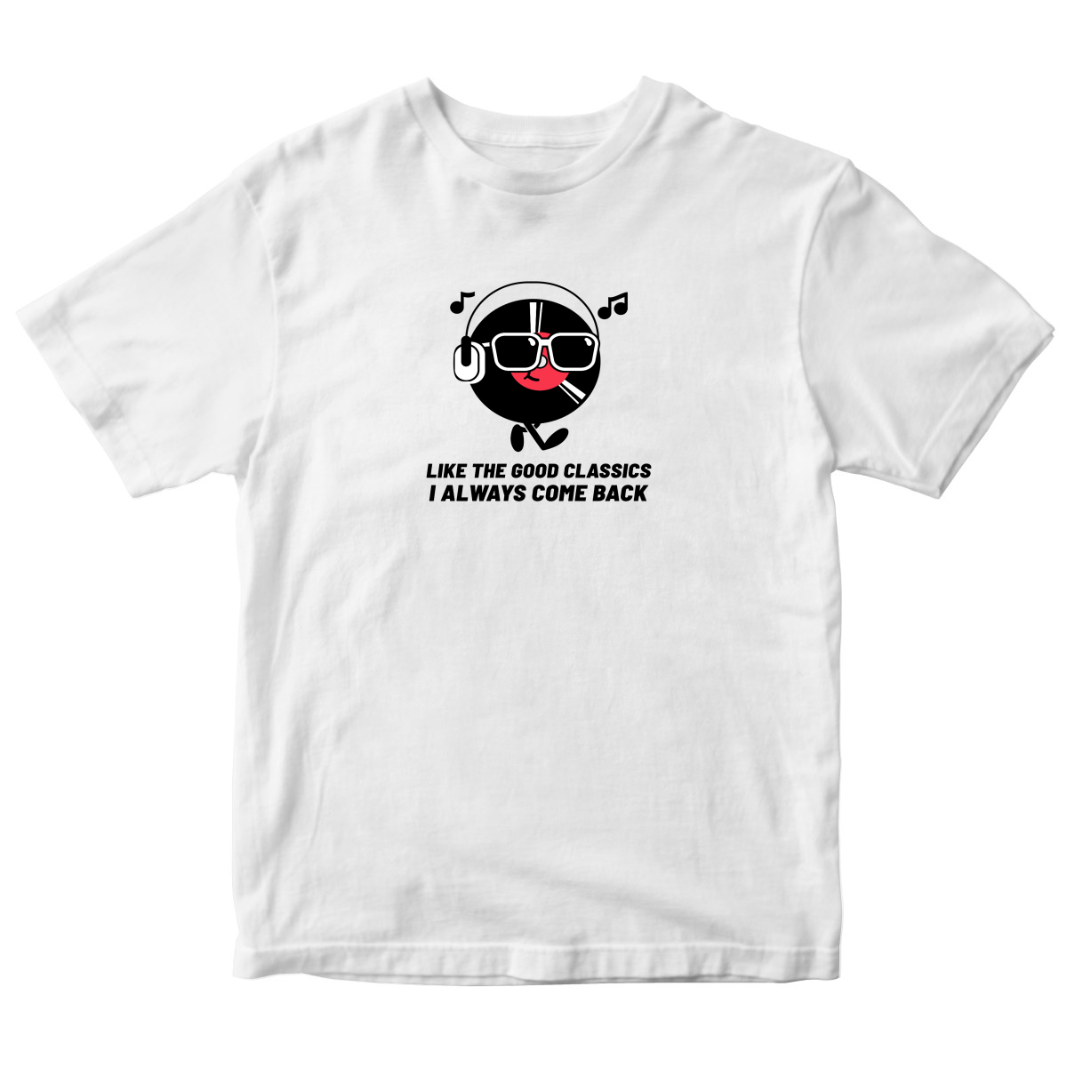 Like a good classic I always come back Kids T-shirt | White