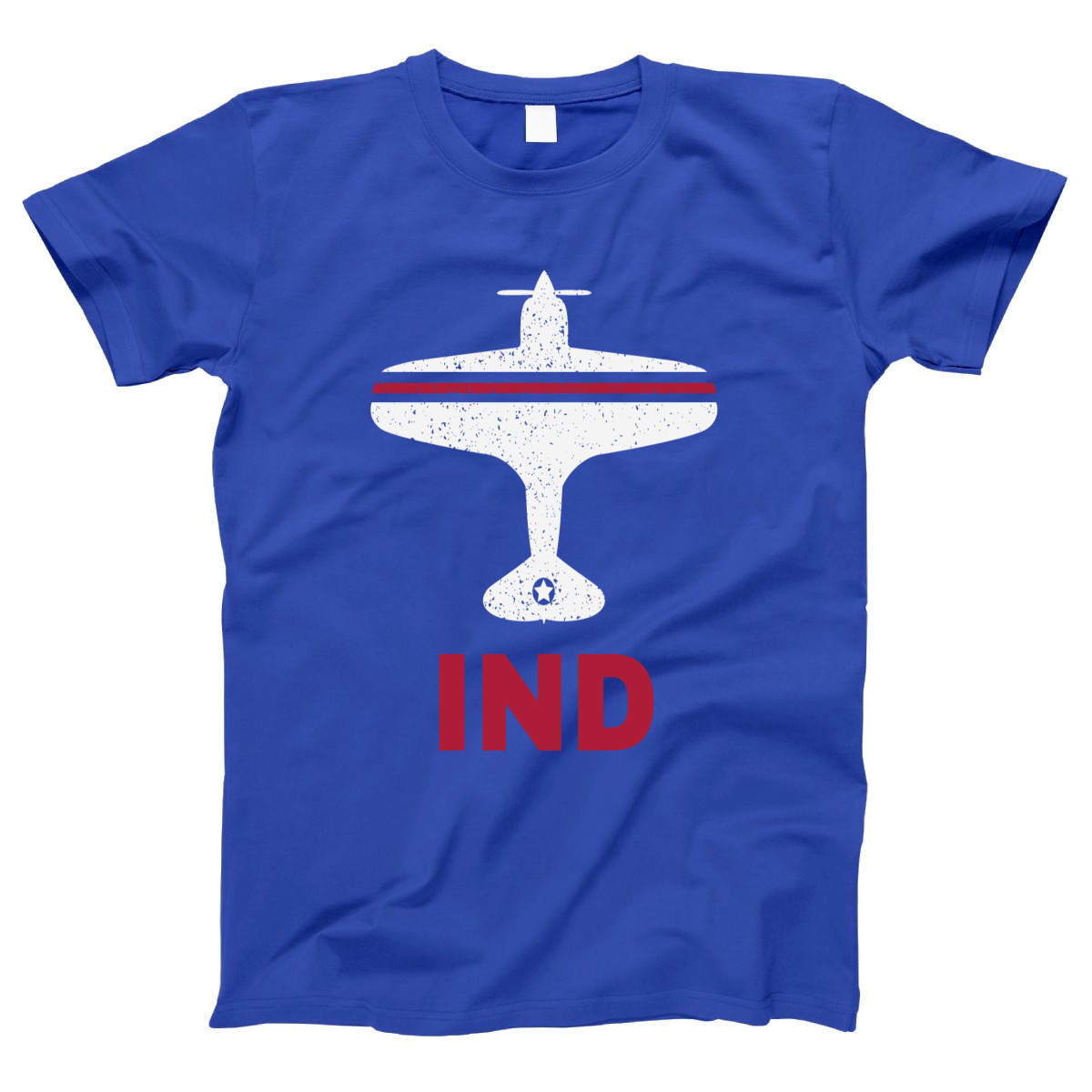 Fly Indianapolis IND Airport Women's T-shirt | Blue