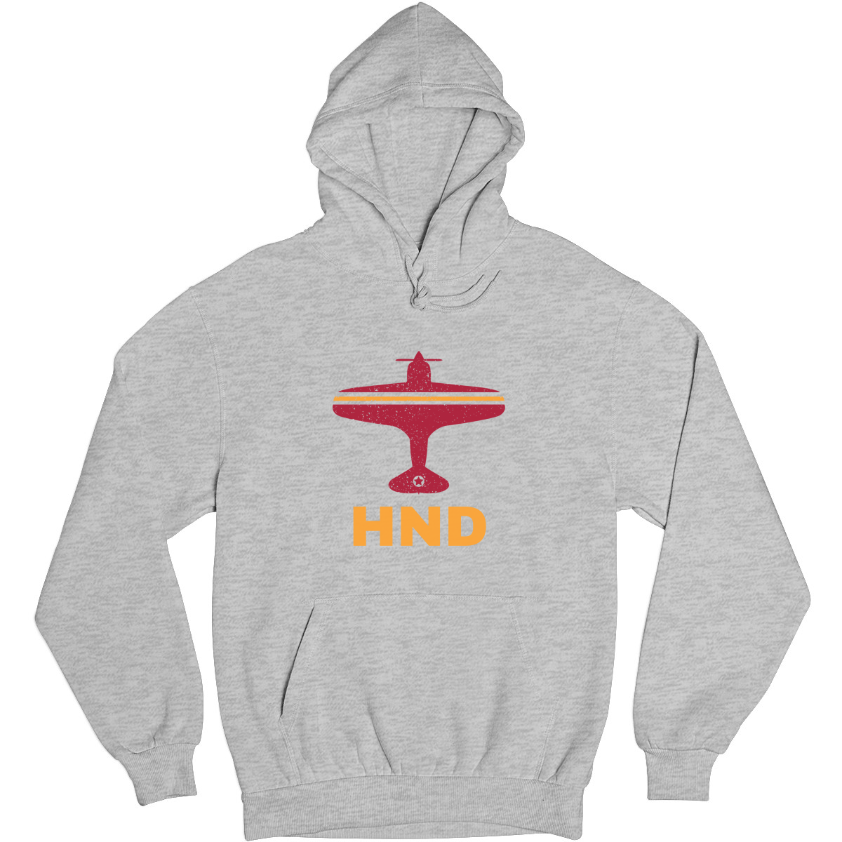 Fly Tokyo HND Airport  Unisex Hoodie | Gray