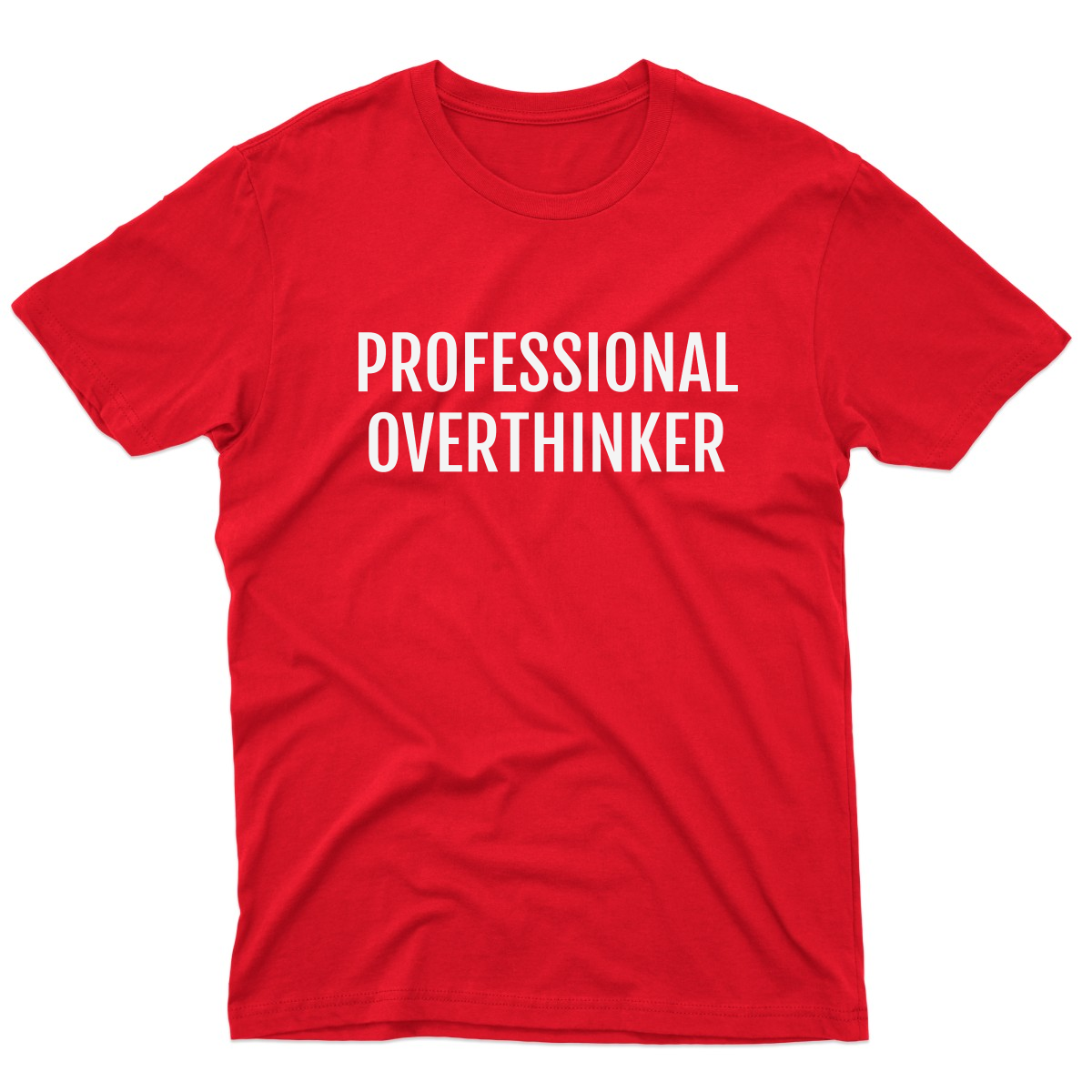 Professional Overthinker Men's T-shirt | Red