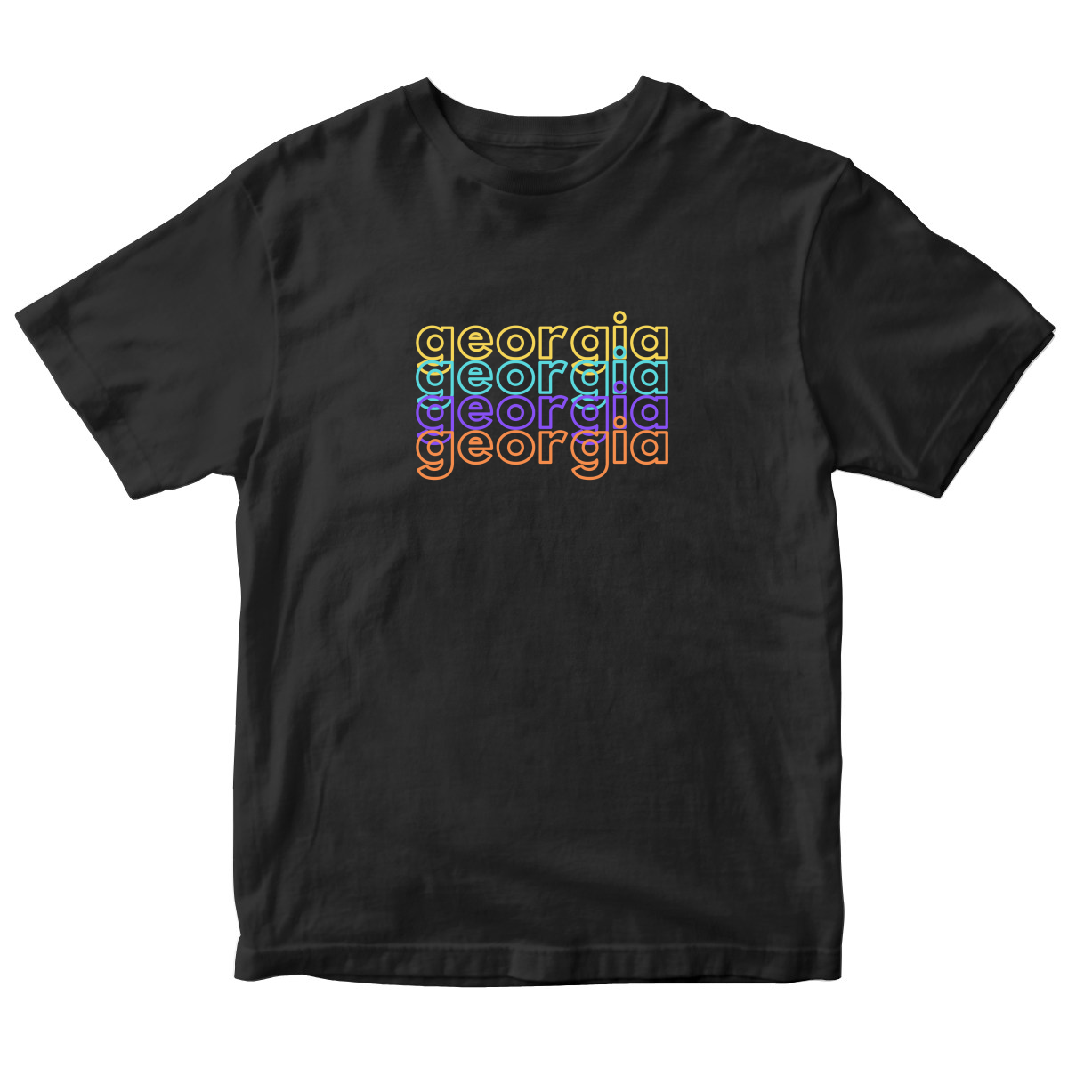 Georgia Kids T-shirt | Black