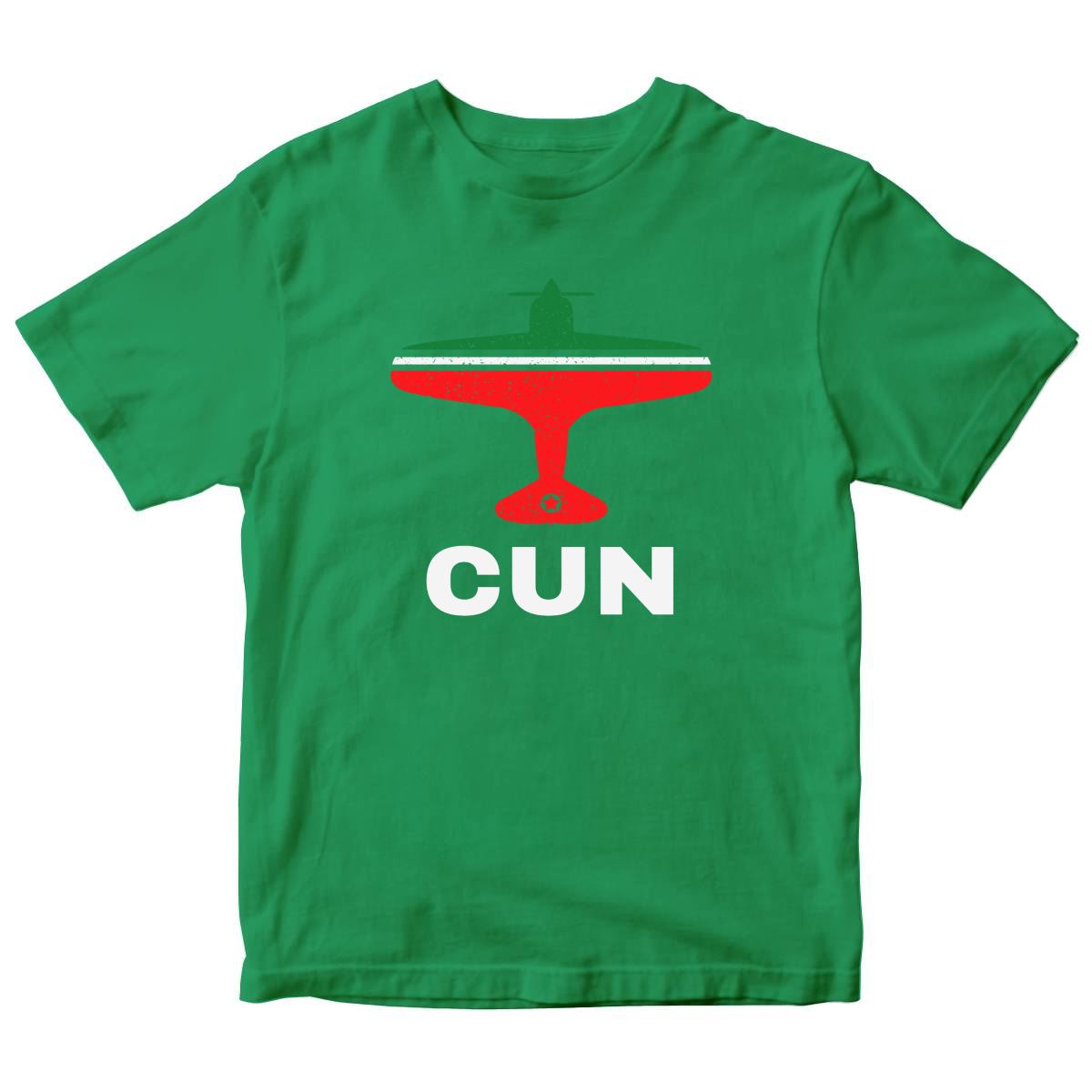 Fly Cancun CUN Airport  Kids T-shirt | Green