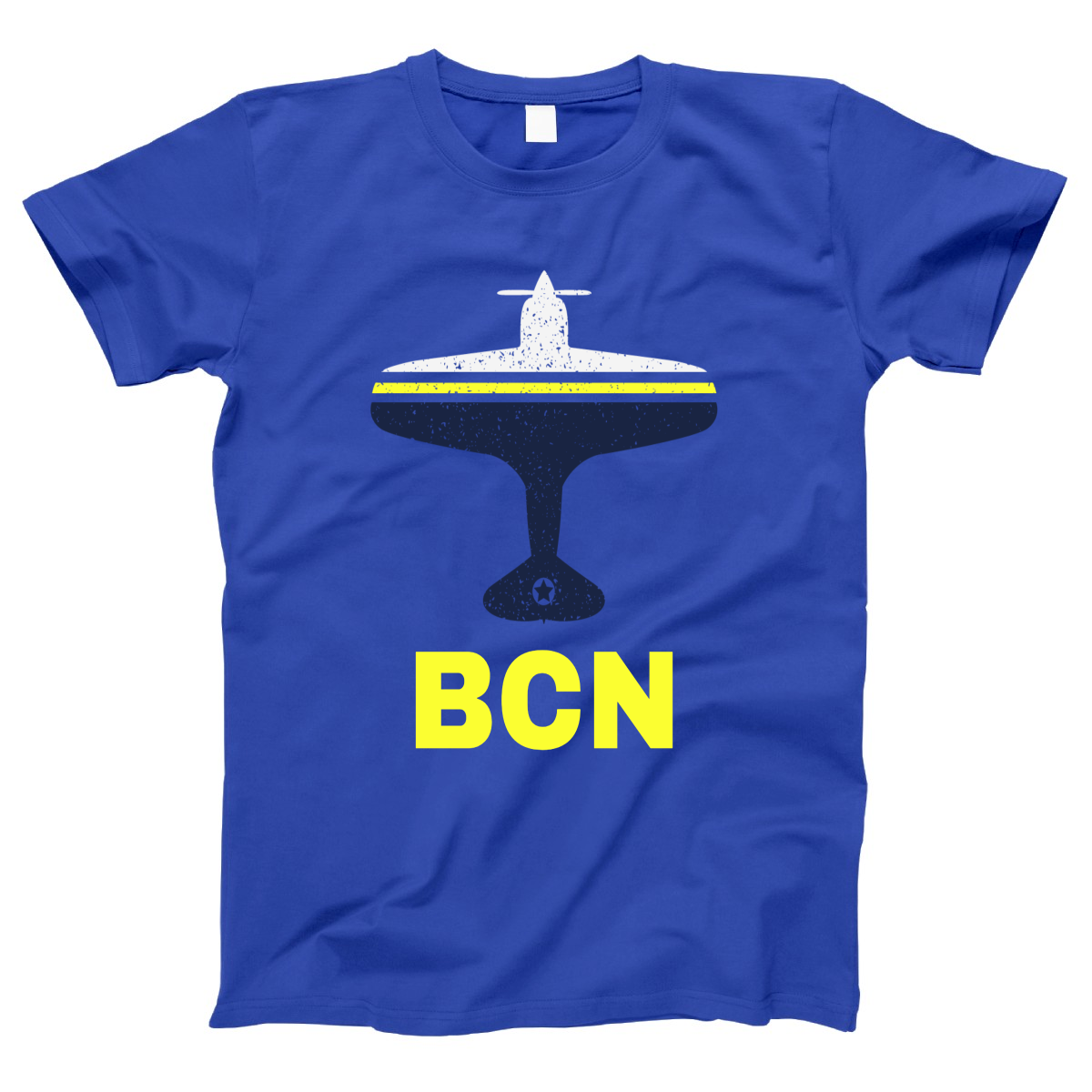 Fly Barcelona BCN Airport Women's T-shirt | Blue