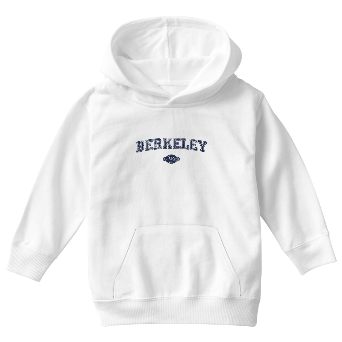 Berkeley 1878 Represent Kids Hoodie | White